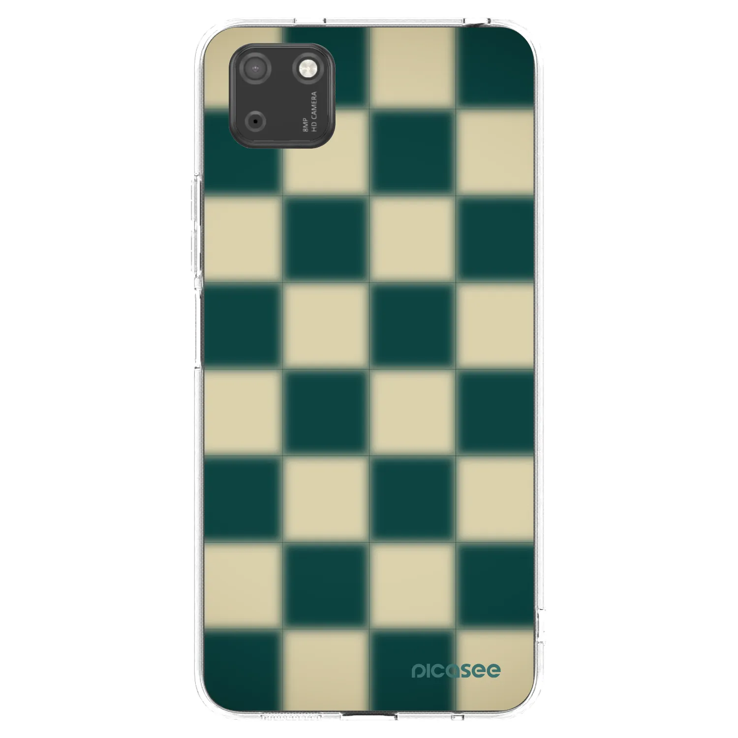 Picasee átlátszó szilikon tok az alábbi mobiltelefonokra Huawei Y5P - Shadow Chess