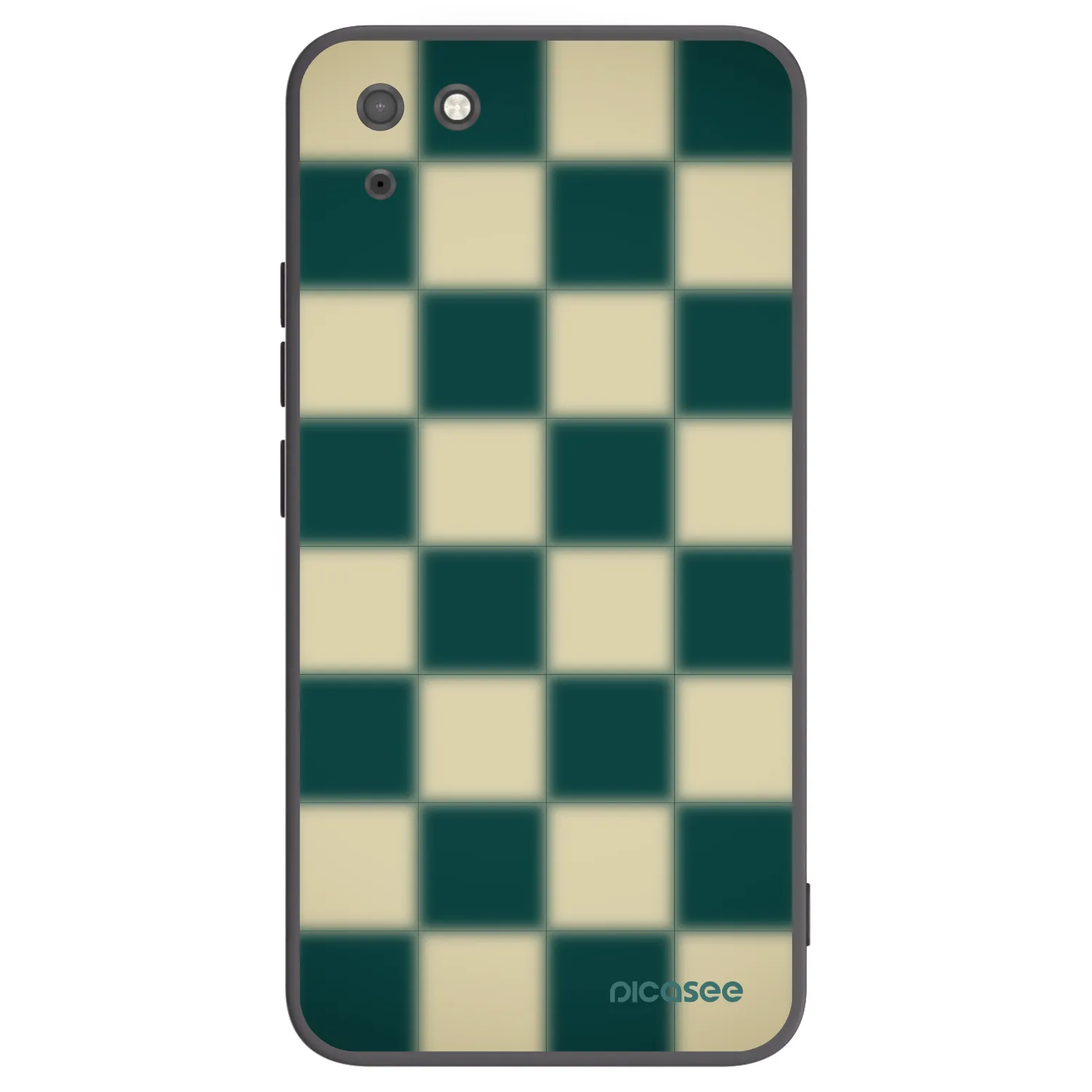 Picasee fekete szilikon tok az alábbi mobiltelefonokra Huawei Y5P - Shadow Chess