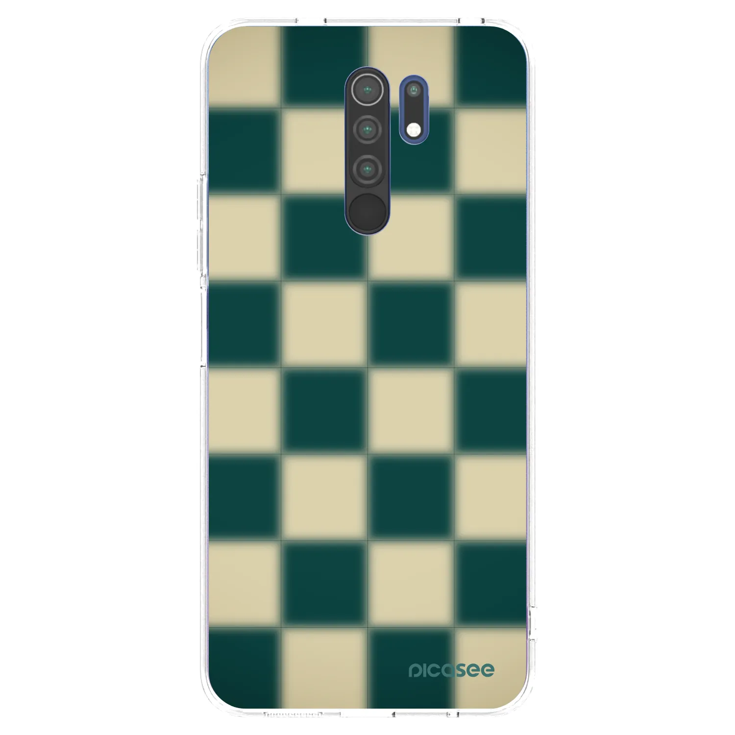 Picasee átlátszó szilikon tok az alábbi mobiltelefonokra Xiaomi Redmi 9 - Shadow Chess