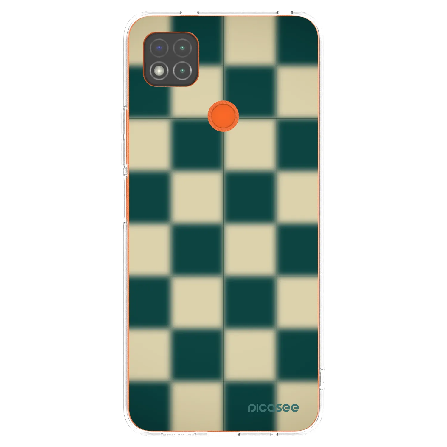 Picasee átlátszó szilikon tok az alábbi mobiltelefonokra Xiaomi Redmi 9C - Shadow Chess