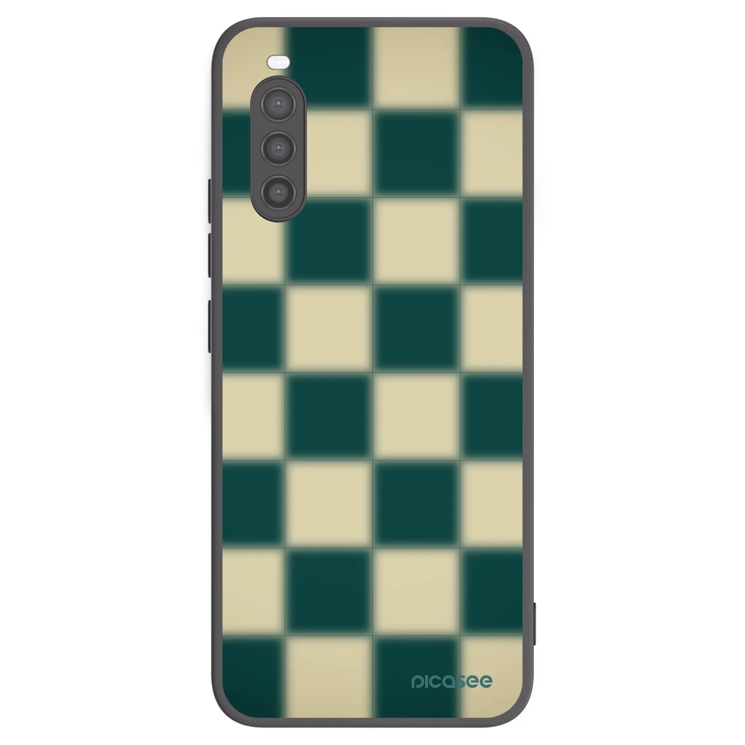 Picasee fekete szilikon tok az alábbi mobiltelefonokra Sony Xperia 10 II - Shadow Chess