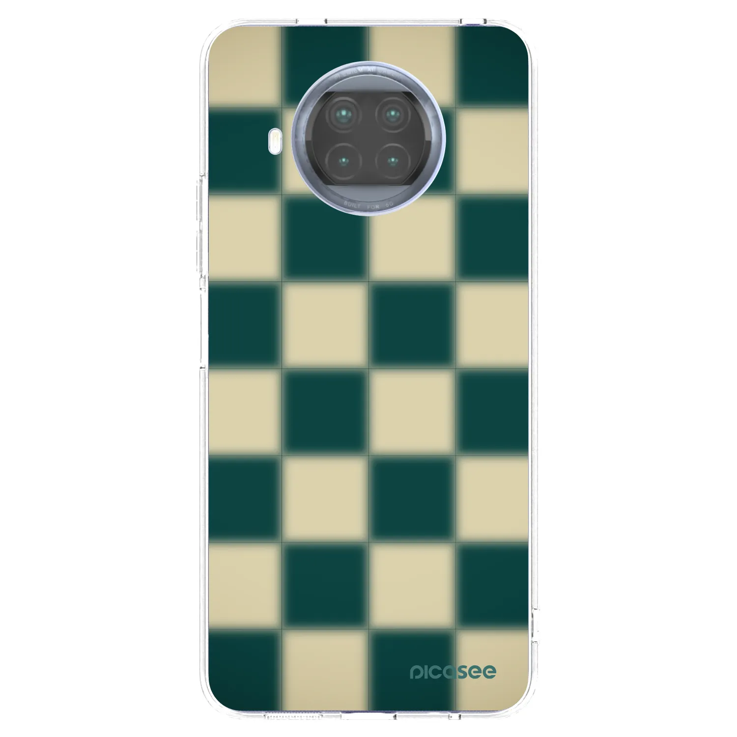 Picasee átlátszó szilikon tok az alábbi mobiltelefonokra Xiaomi Mi 10T Lite - Shadow Chess