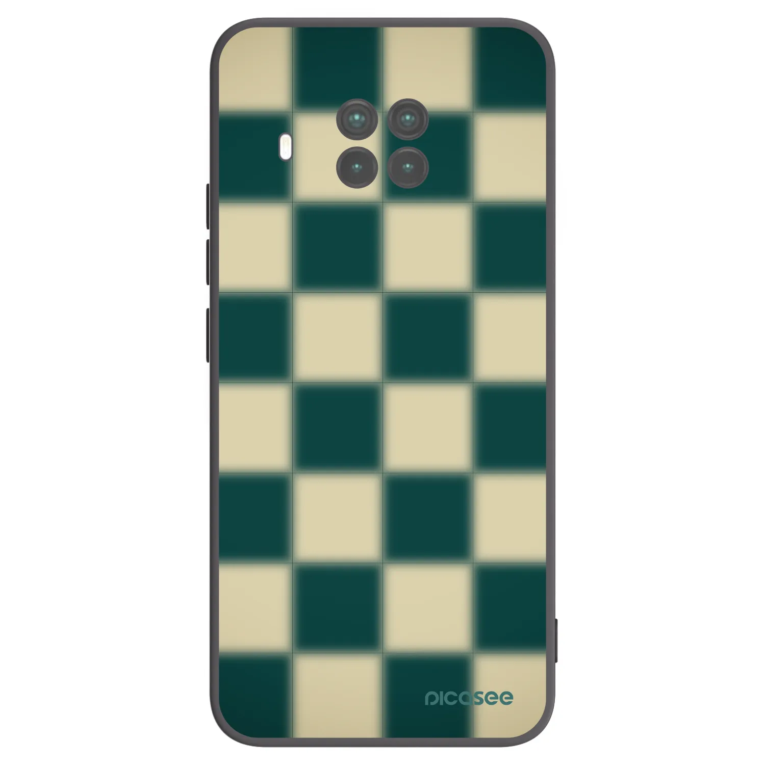 Picasee fekete szilikon tok az alábbi mobiltelefonokra Xiaomi Mi 10T Lite - Shadow Chess