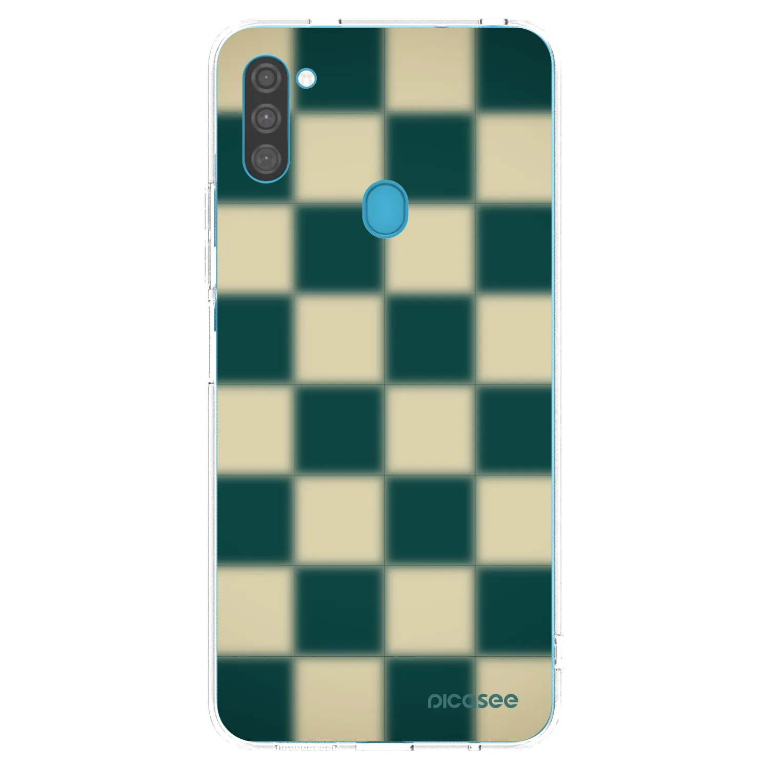 Picasee átlátszó szilikon tok az alábbi mobiltelefonokra Samsung Galaxy M11 - Shadow Chess
