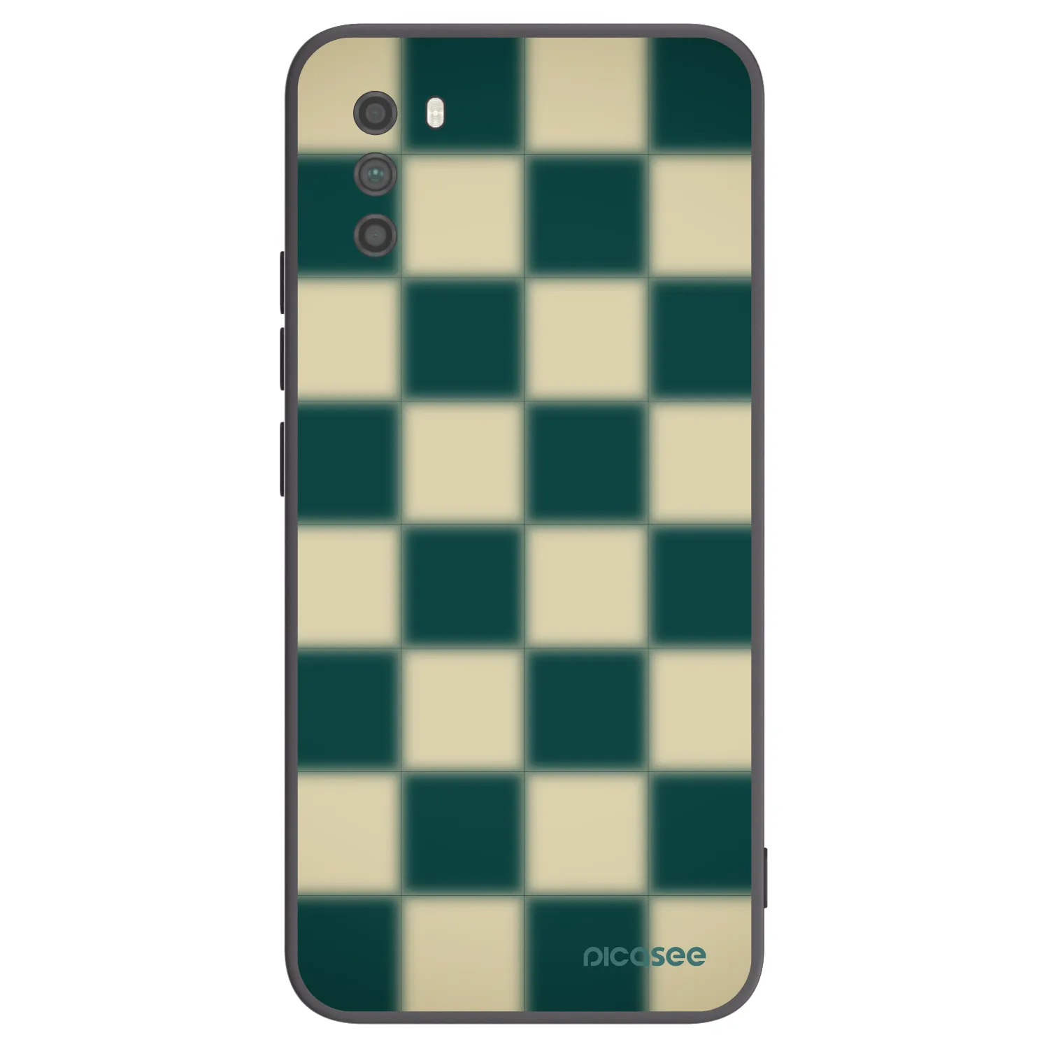 Picasee fekete szilikon tok az alábbi mobiltelefonokra Xiaomi Poco M3 - Shadow Chess