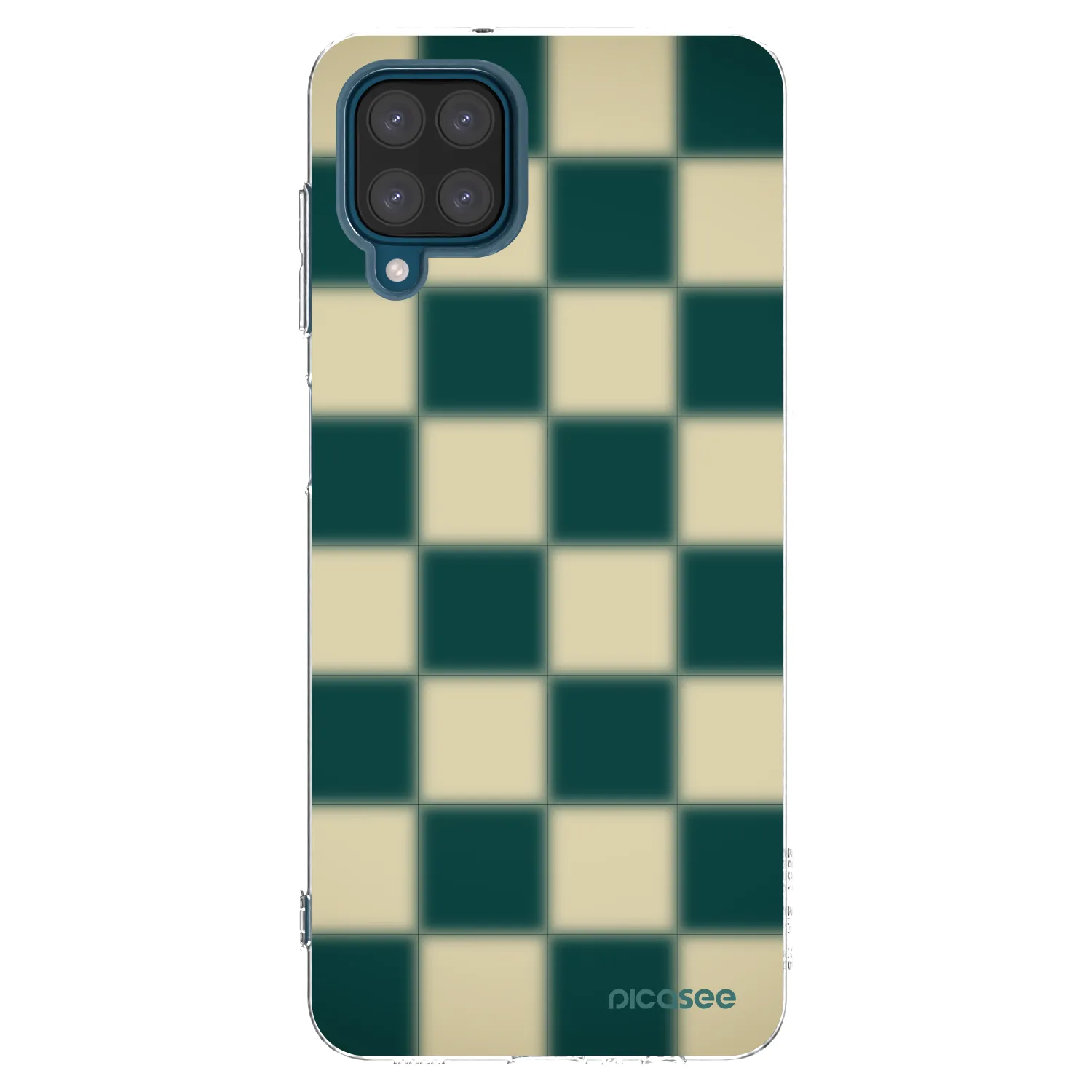 Picasee átlátszó szilikon tok az alábbi mobiltelefonokra Samsung Galaxy A12 A125F - Shadow Chess