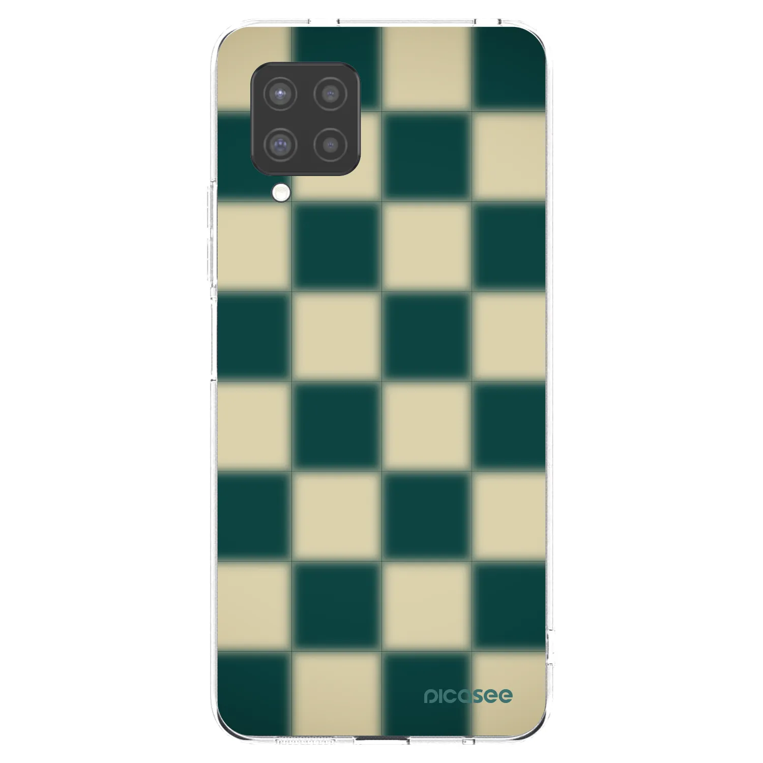 Picasee átlátszó szilikon tok az alábbi mobiltelefonokra Samsung Galaxy A42 A426B - Shadow Chess