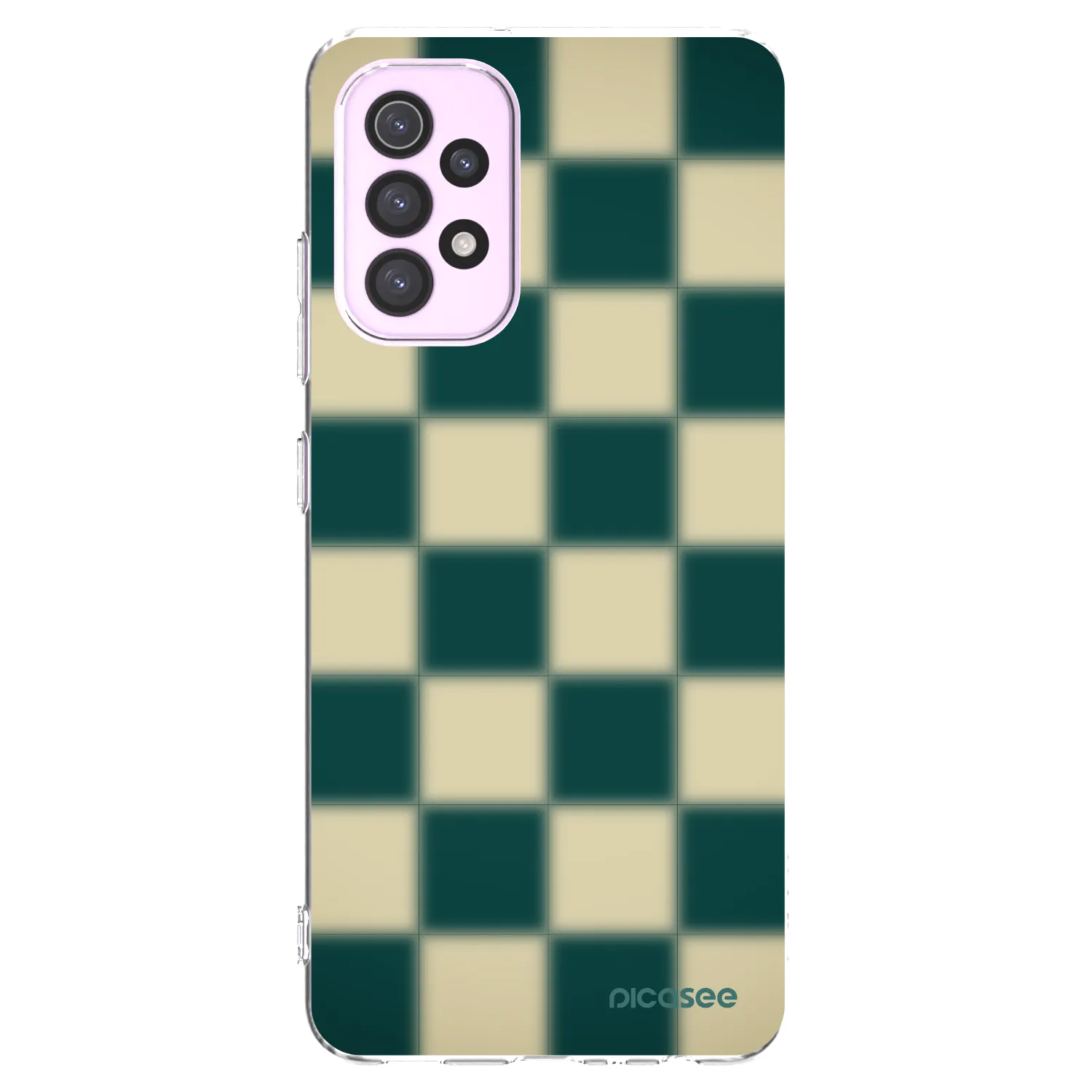 Picasee átlátszó szilikon tok az alábbi mobiltelefonokra Samsung Galaxy A32 5G A326B - Shadow Chess