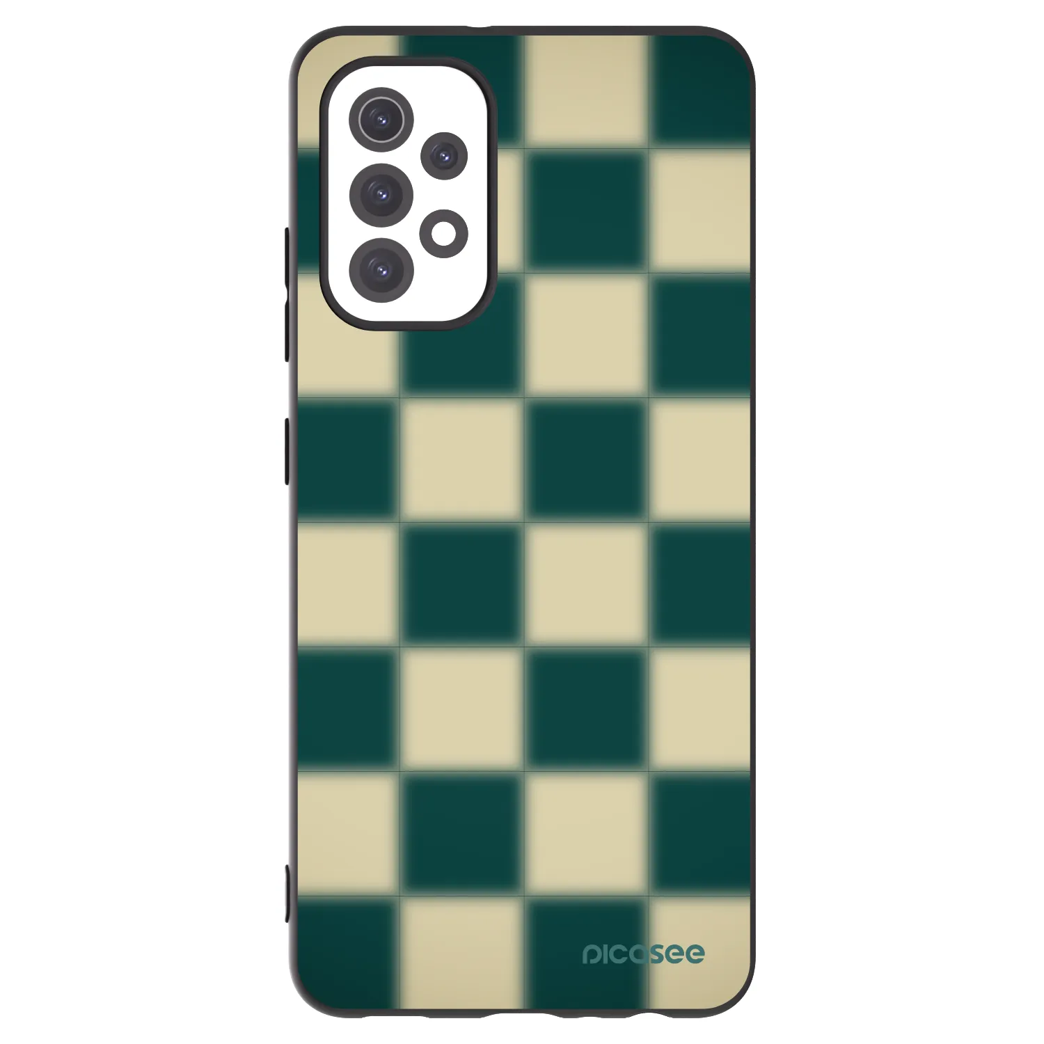 Picasee fekete szilikon tok az alábbi mobiltelefonokra Samsung Galaxy A32 5G A326B - Shadow Chess