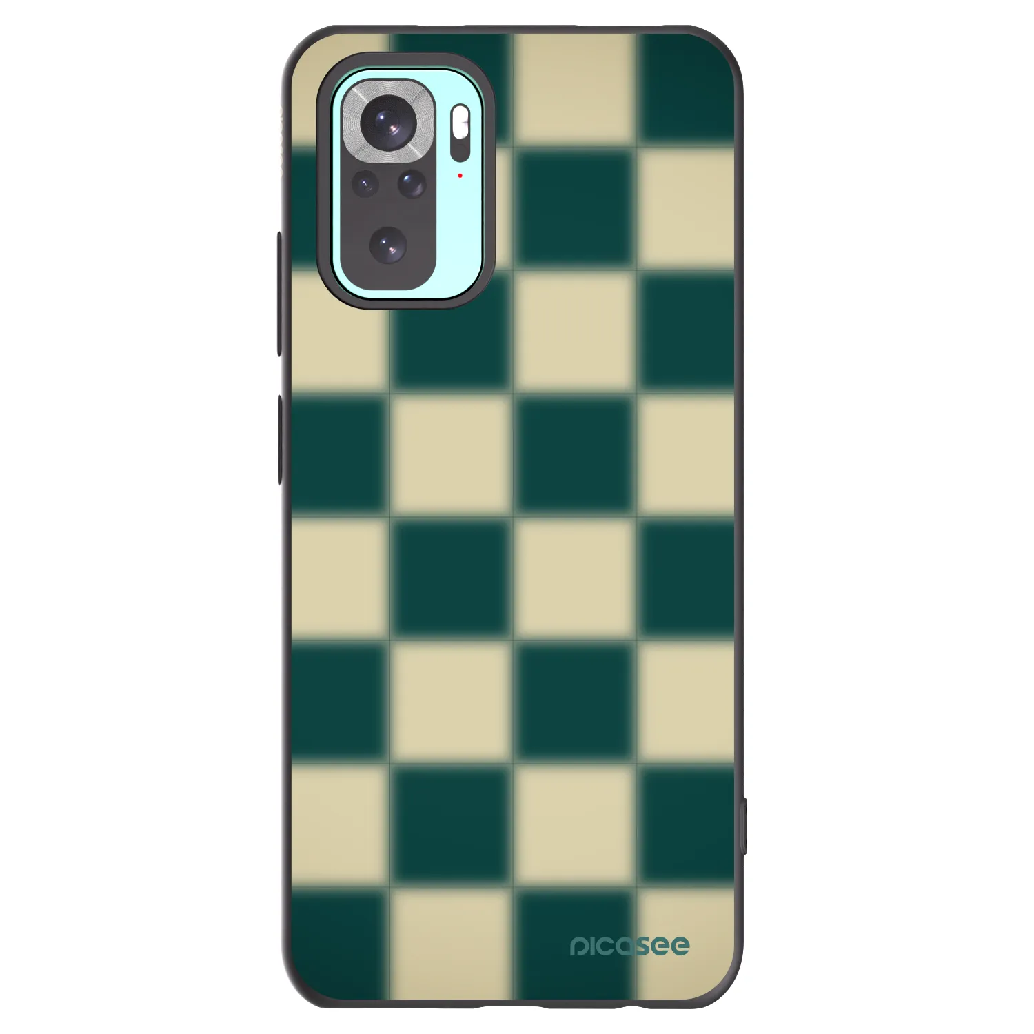 Picasee fekete szilikon tok az alábbi mobiltelefonokra Xiaomi Redmi Note 10 Pro - Shadow Chess