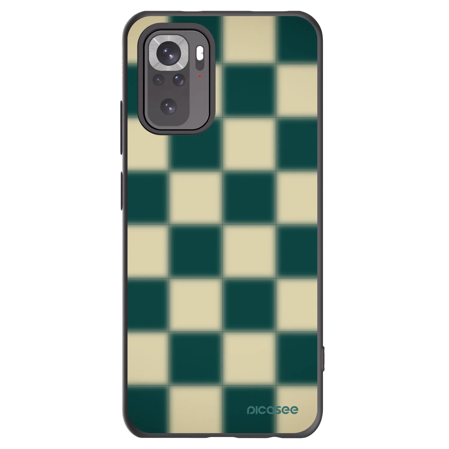 Picasee fekete szilikon tok az alábbi mobiltelefonokra Xiaomi Redmi Note 10S - Shadow Chess