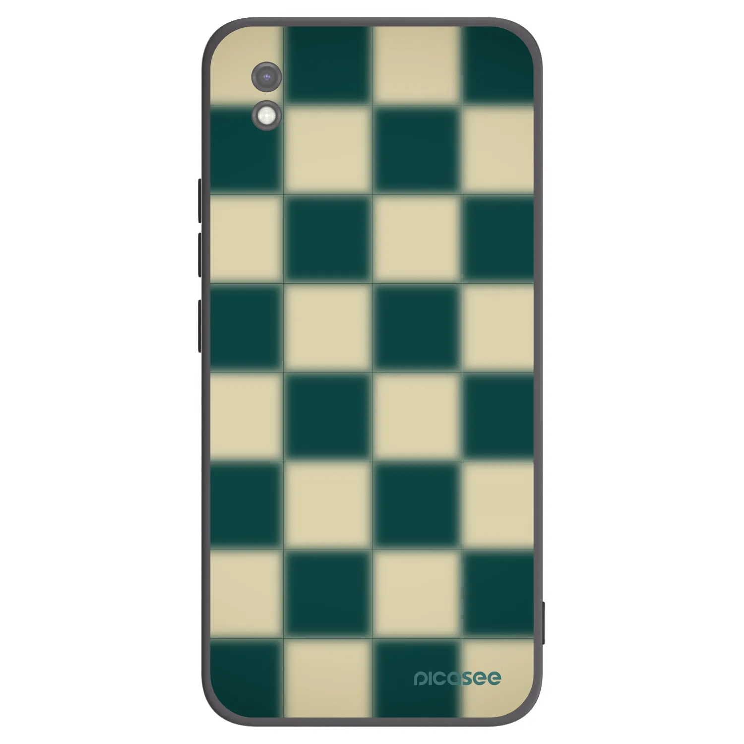Picasee fekete szilikon tok az alábbi mobiltelefonokra Xiaomi Redmi 9AT - Shadow Chess