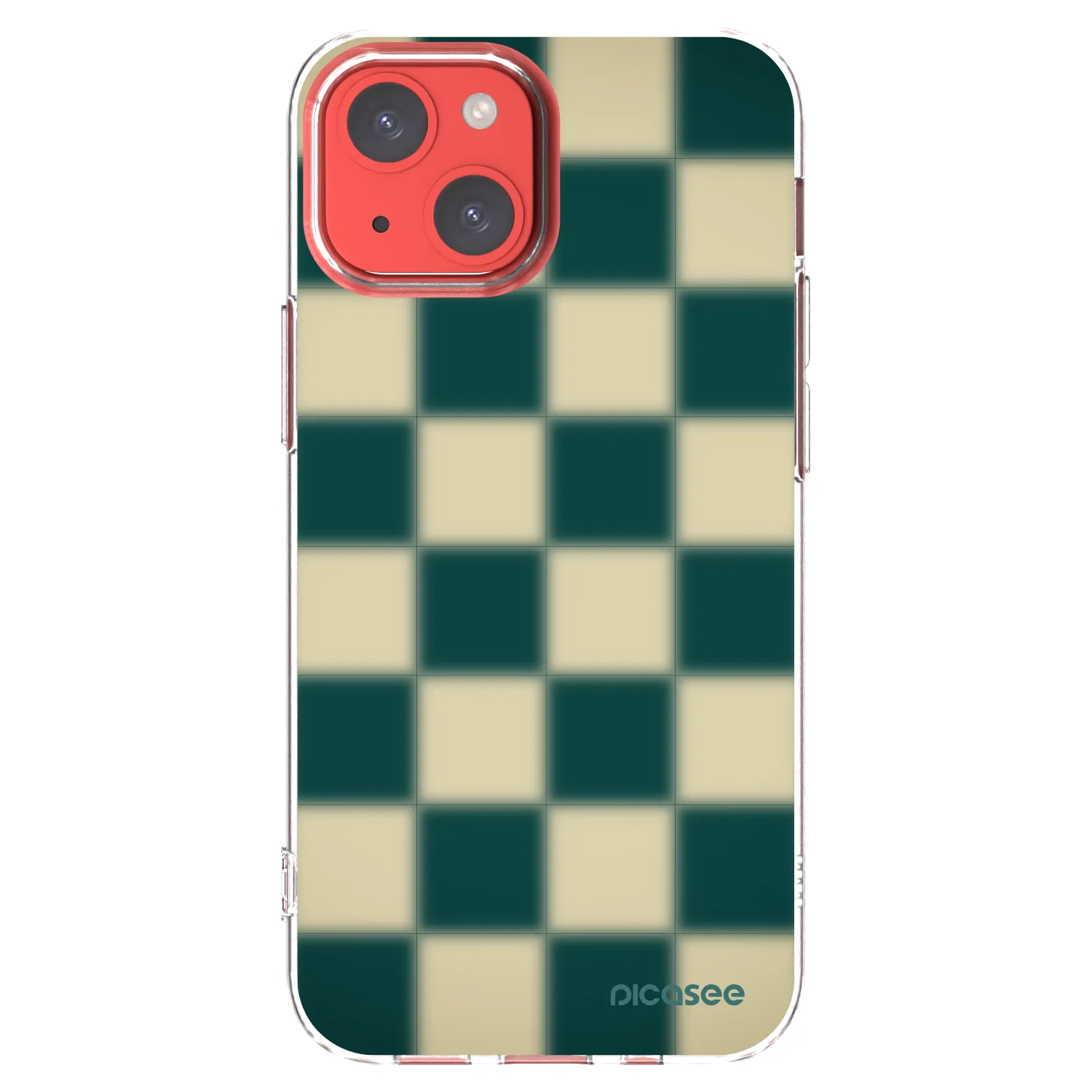 Picasee átlátszó szilikon tok az alábbi mobiltelefonokra Apple iPhone 13 mini - Shadow Chess