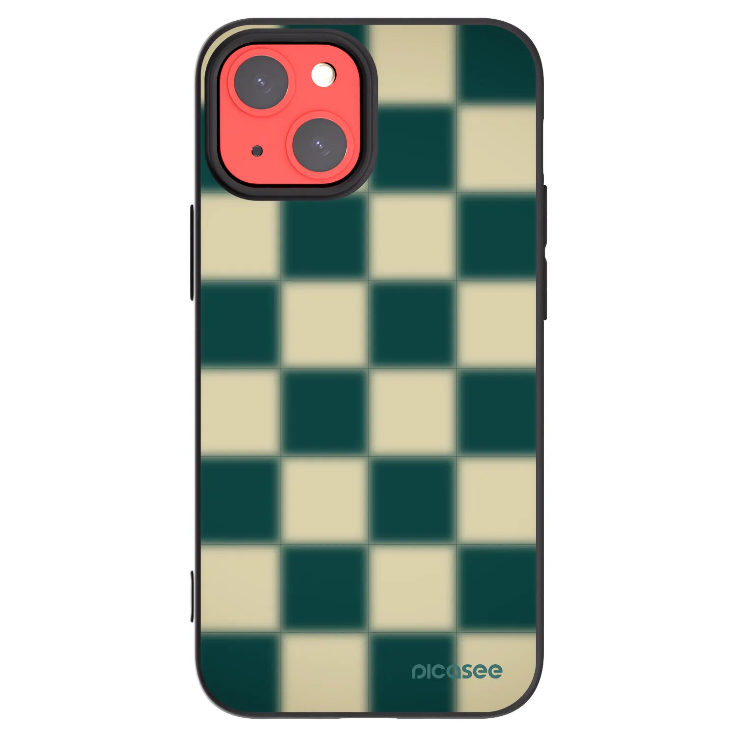 Picasee fekete szilikon tok az alábbi mobiltelefonokra Apple iPhone 13 mini - Shadow Chess