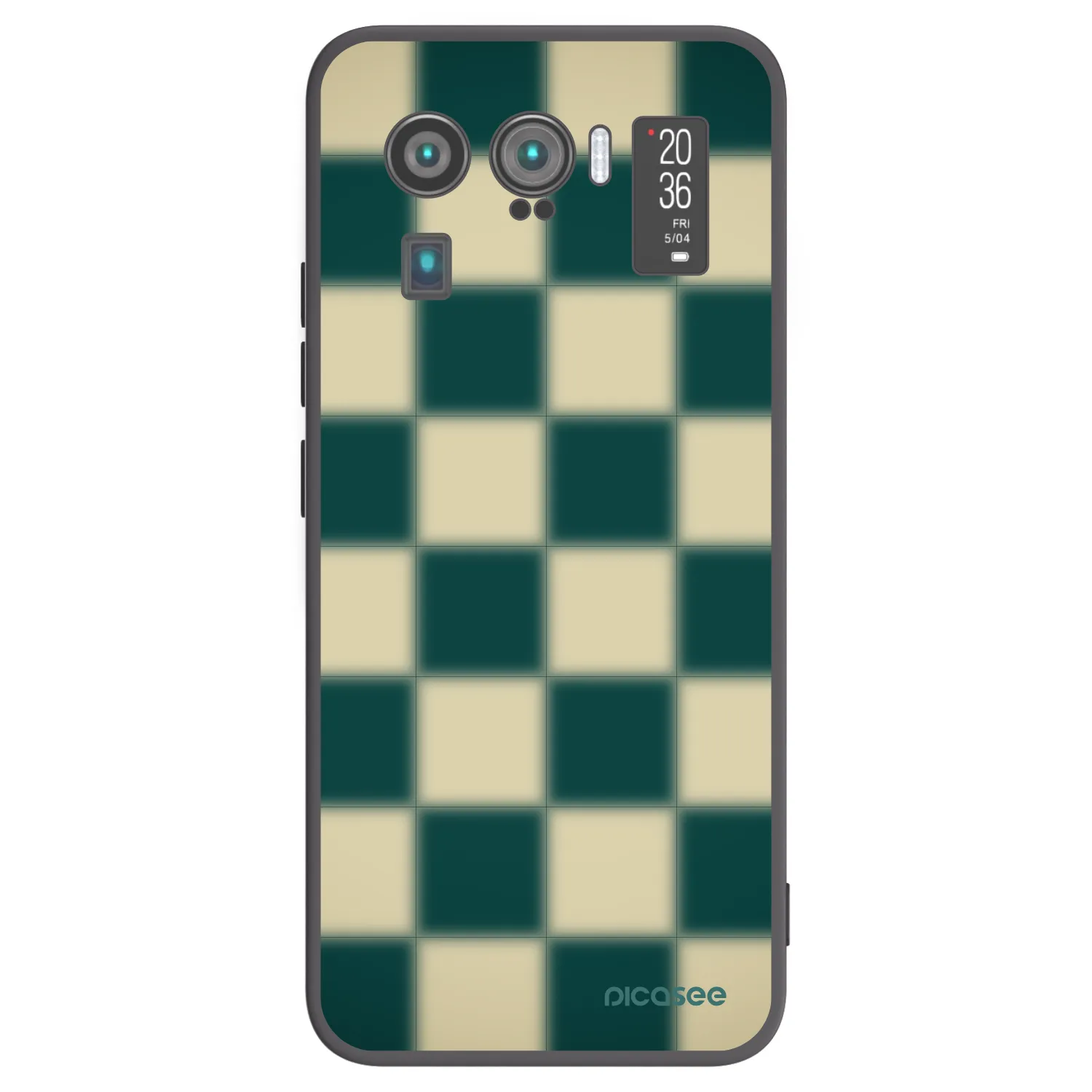 Picasee fekete szilikon tok az alábbi mobiltelefonokra Xiaomi Mi 11 Ultra - Shadow Chess