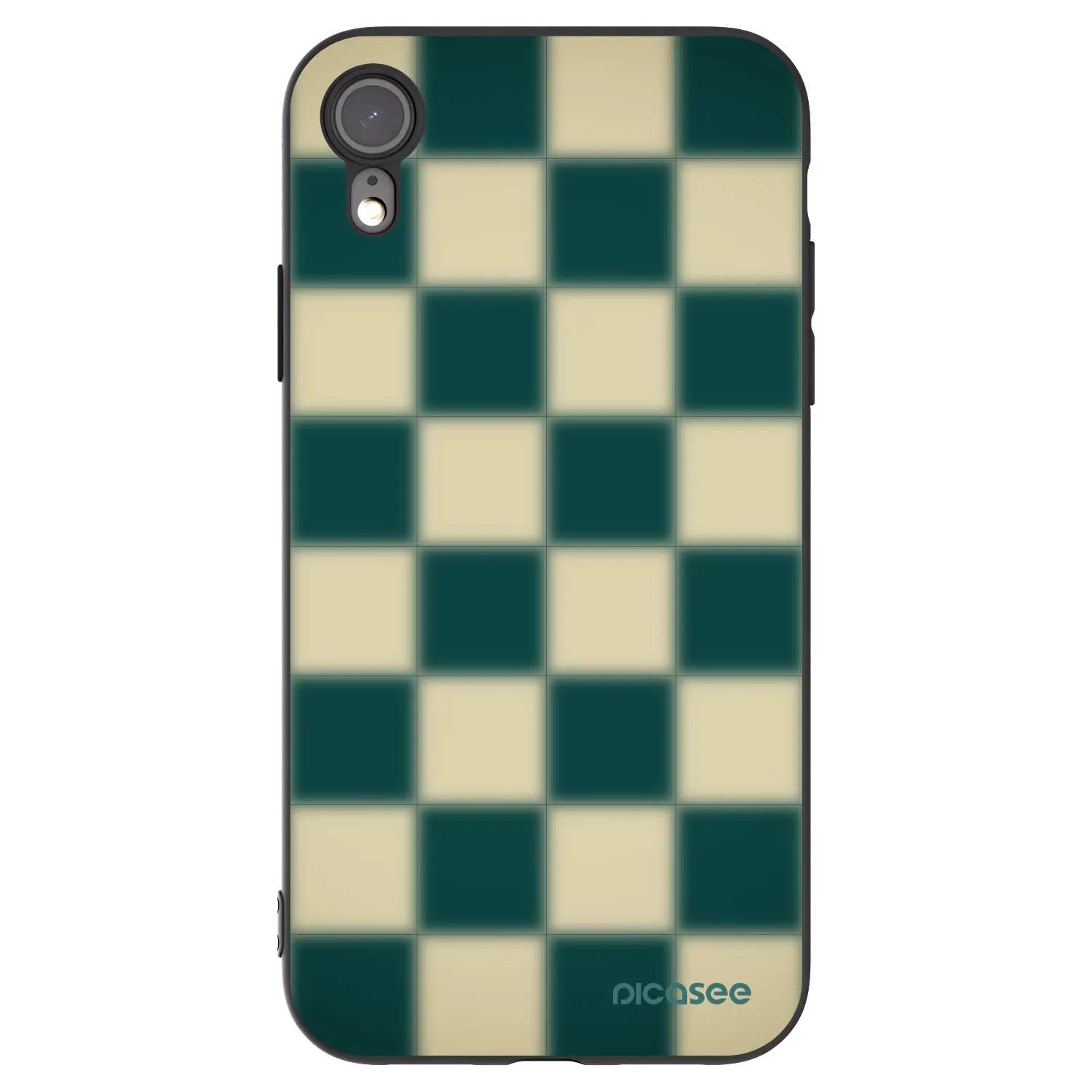 Picasee fekete szilikon tok az alábbi mobiltelefonokra Apple iPhone XR - Shadow Chess