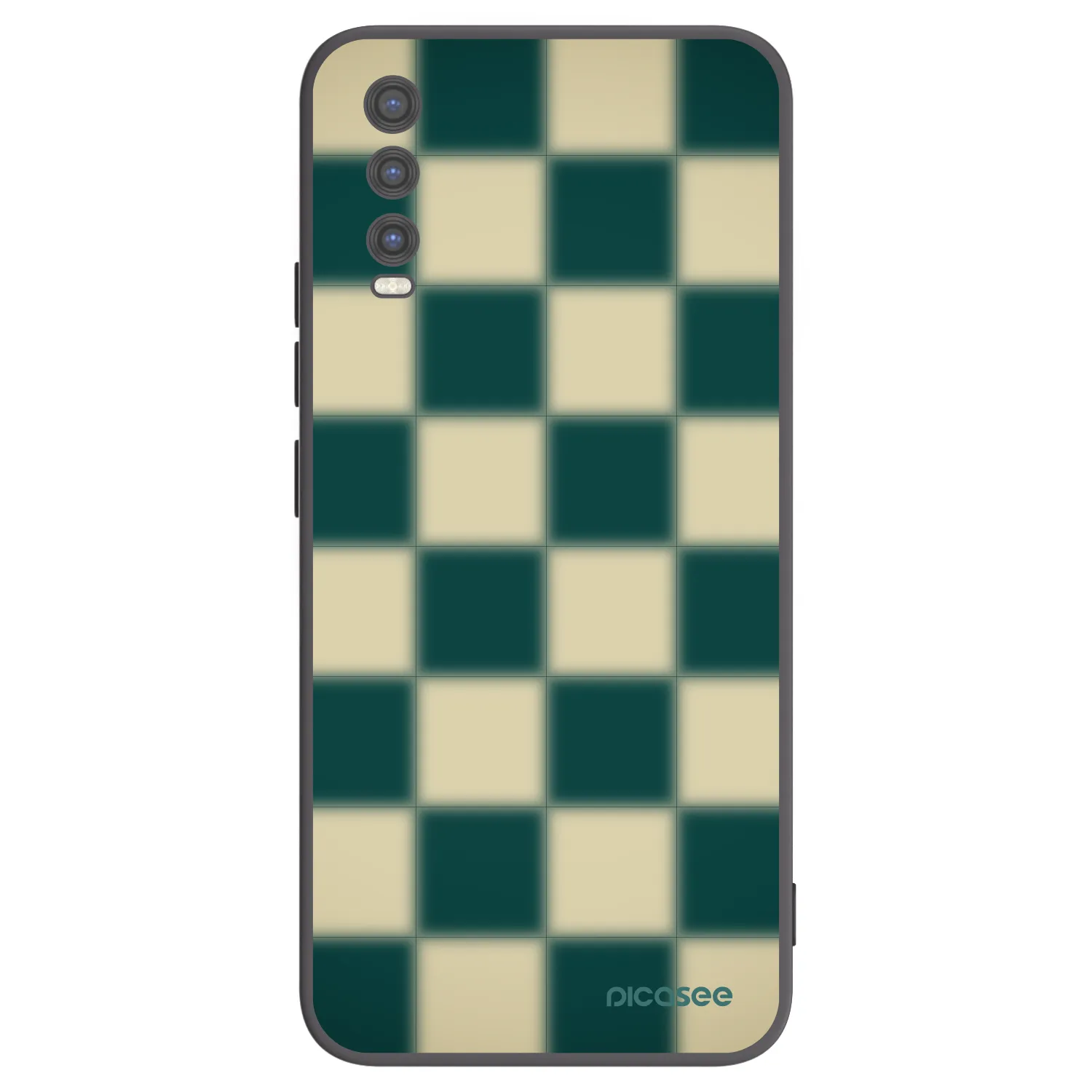 Picasee fekete szilikon tok az alábbi mobiltelefonokra Vivo Y20s - Shadow Chess