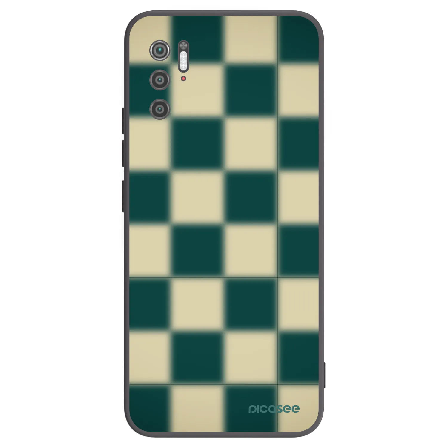 Picasee fekete szilikon tok az alábbi mobiltelefonokra Xiaomi Poco M3 Pro 5G - Shadow Chess