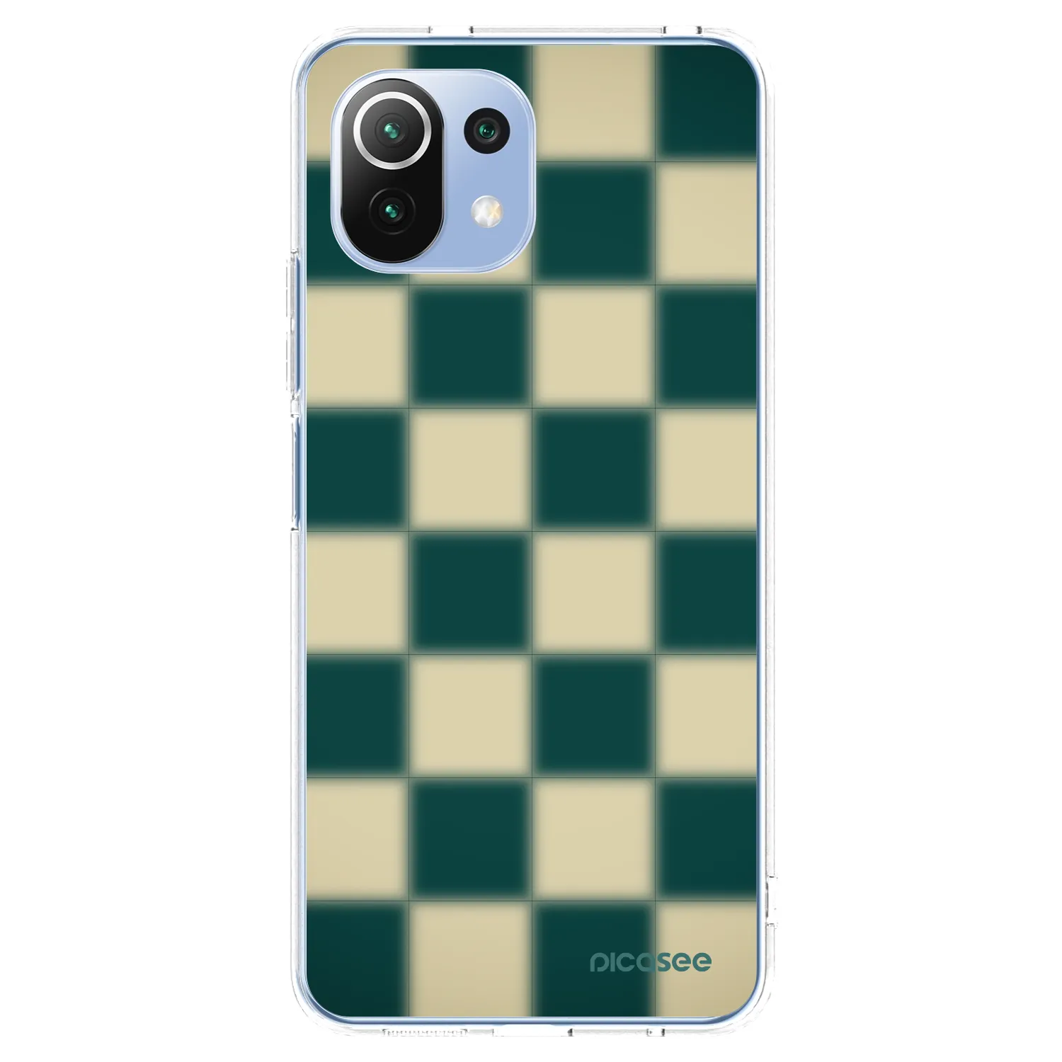 Picasee átlátszó szilikon tok az alábbi mobiltelefonokra Xiaomi 11 Lite 5G NE - Shadow Chess