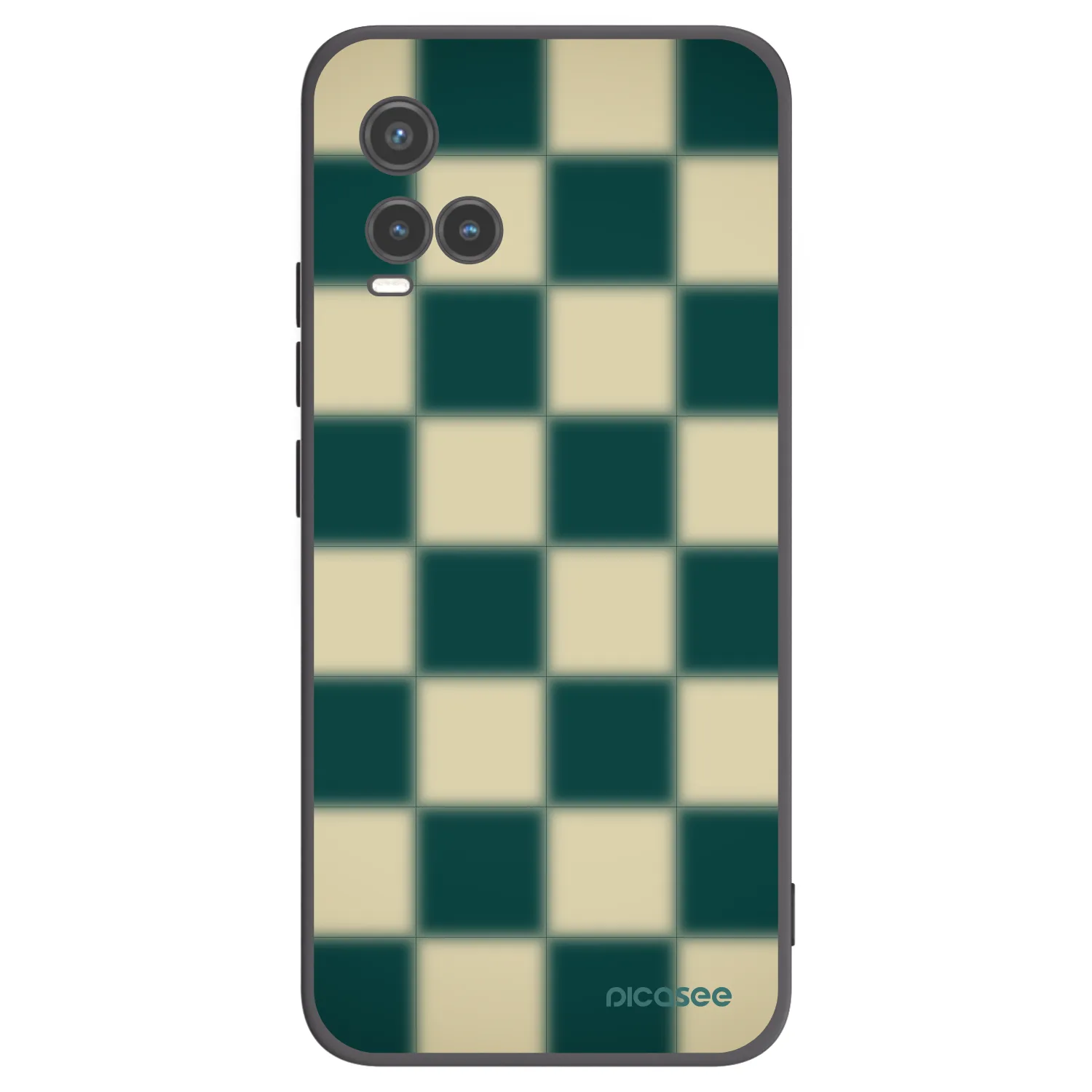 Picasee fekete szilikon tok az alábbi mobiltelefonokra Vivo Y33s - Shadow Chess