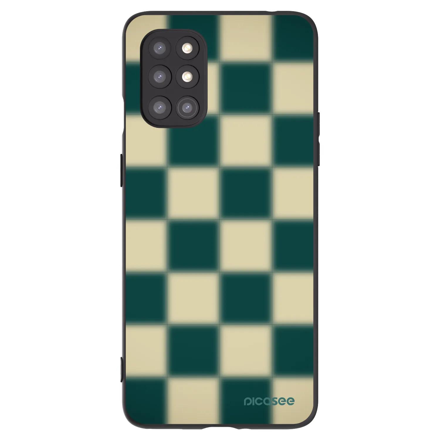 Picasee fekete szilikon tok az alábbi mobiltelefonokra OnePlus 8T - Shadow Chess