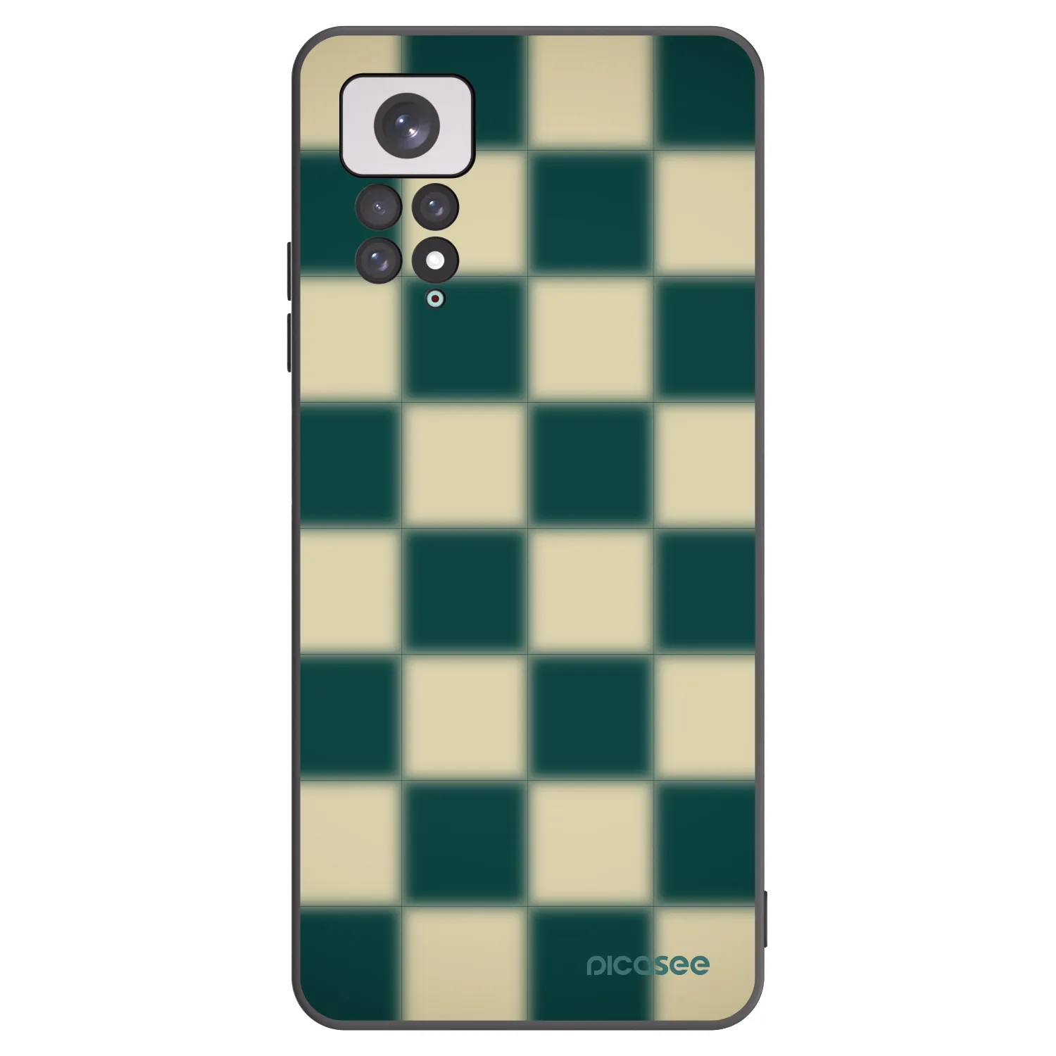 Picasee fekete szilikon tok az alábbi mobiltelefonokra Xiaomi Redmi Note 11 - Shadow Chess