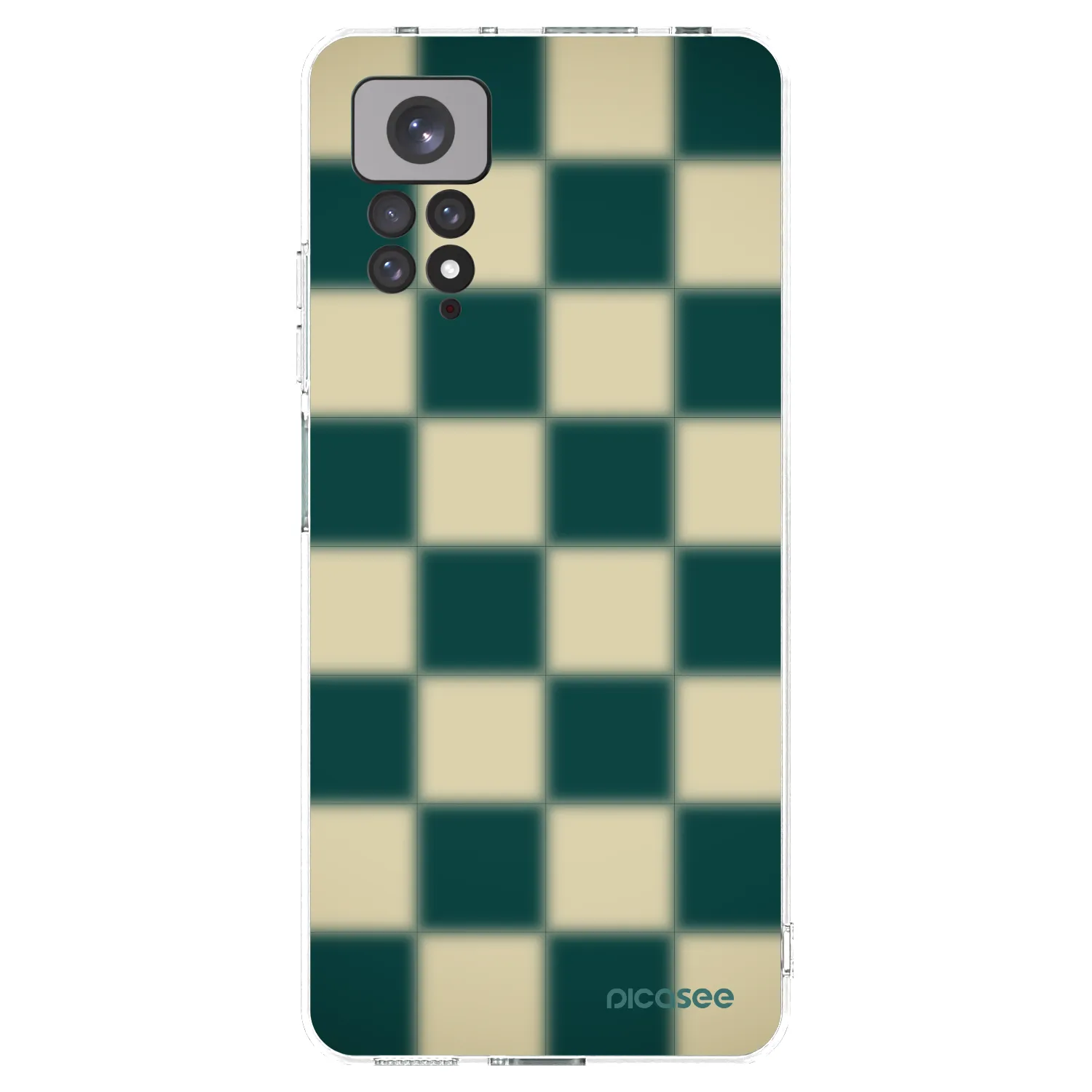 Picasee átlátszó szilikon tok az alábbi mobiltelefonokra Xiaomi Redmi Note 11S 4G - Shadow Chess