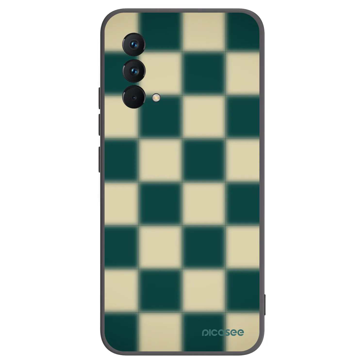 Picasee fekete szilikon tok az alábbi mobiltelefonokra Realme GT Master Edition 5G - Shadow Chess
