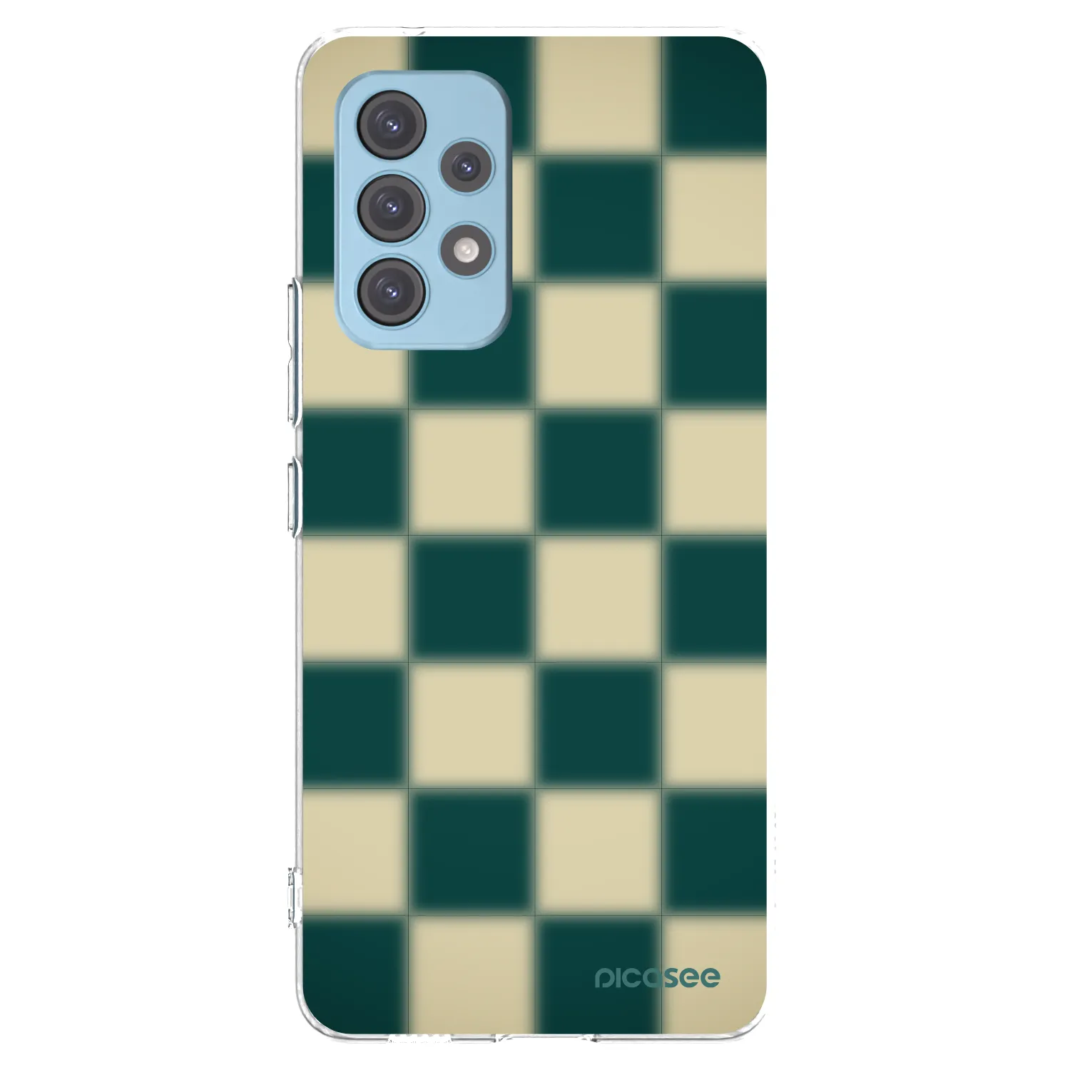 Picasee átlátszó szilikon tok az alábbi mobiltelefonokra Samsung Galaxy A53 5G A536 - Shadow Chess