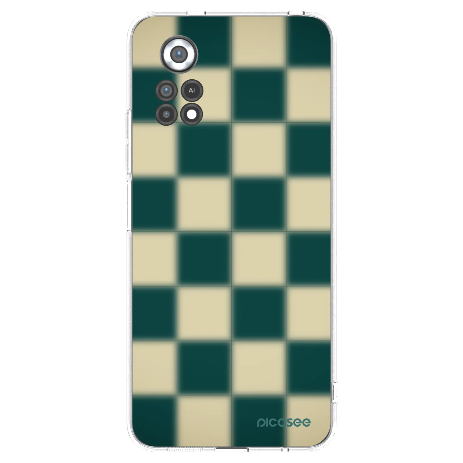 Picasee átlátszó szilikon tok az alábbi mobiltelefonokra Xiaomi Poco X4 Pro 5G - Shadow Chess