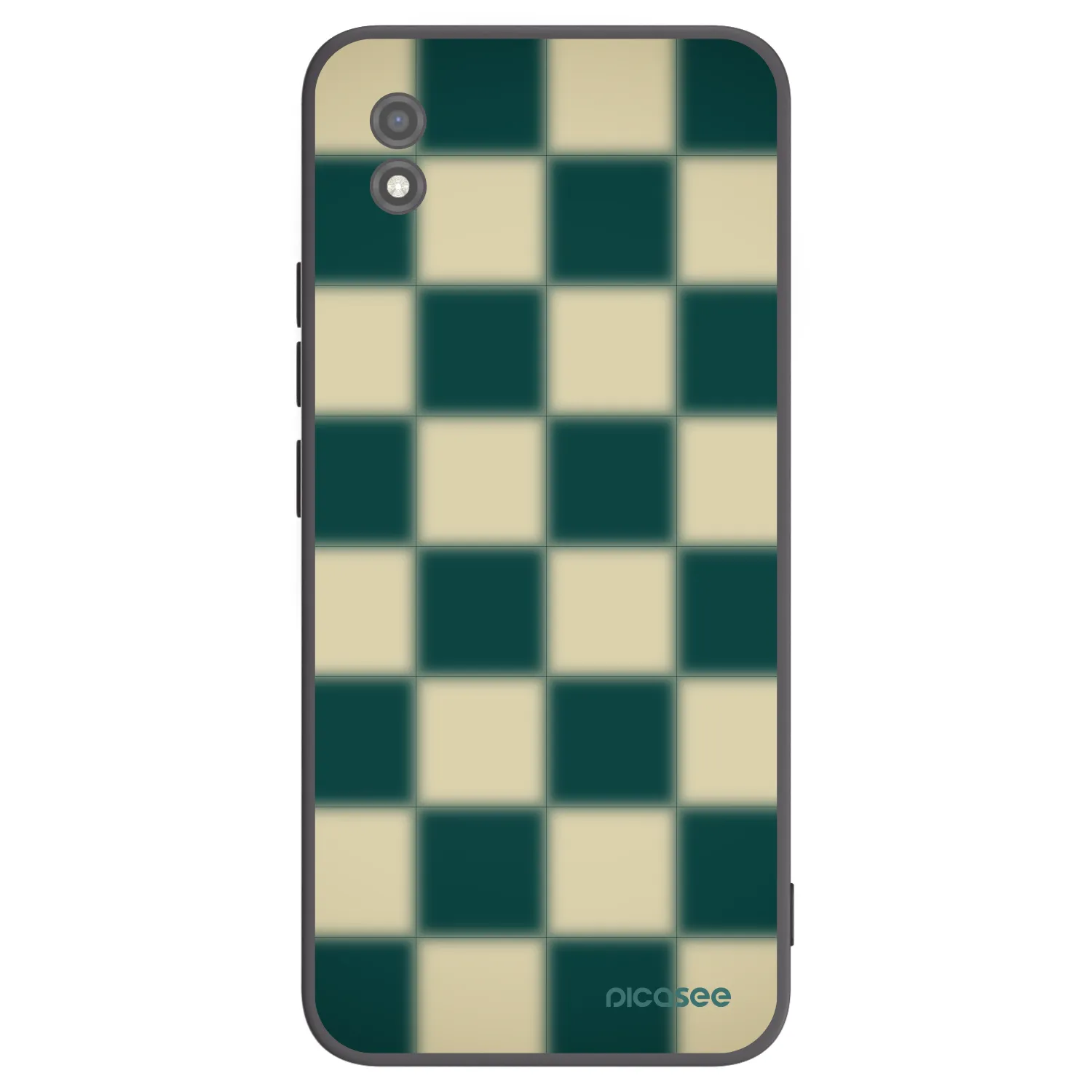 Picasee fekete szilikon tok az alábbi mobiltelefonokra Realme C11 (2021) - Shadow Chess