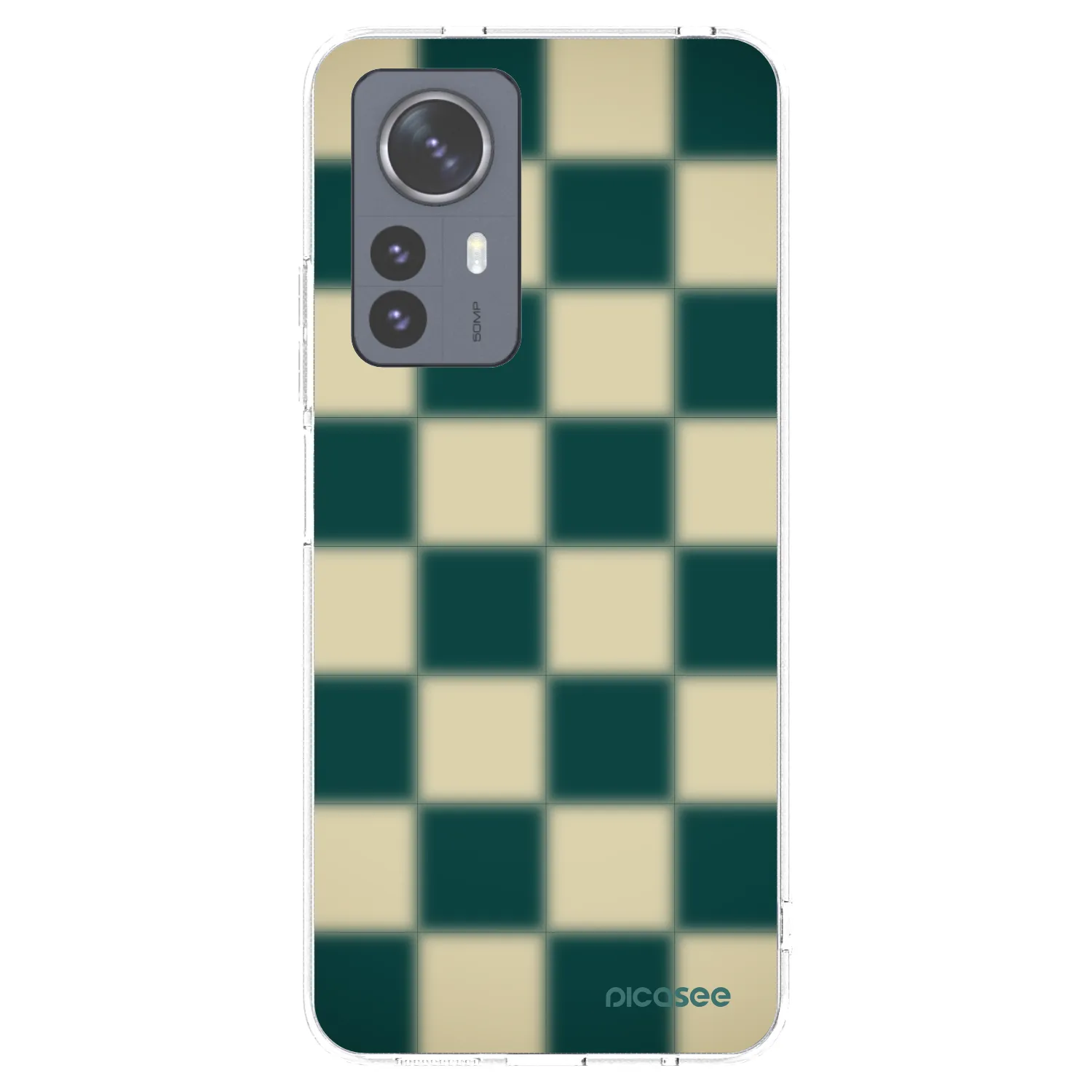 Picasee átlátszó szilikon tok az alábbi mobiltelefonokra Xiaomi 12 Pro - Shadow Chess