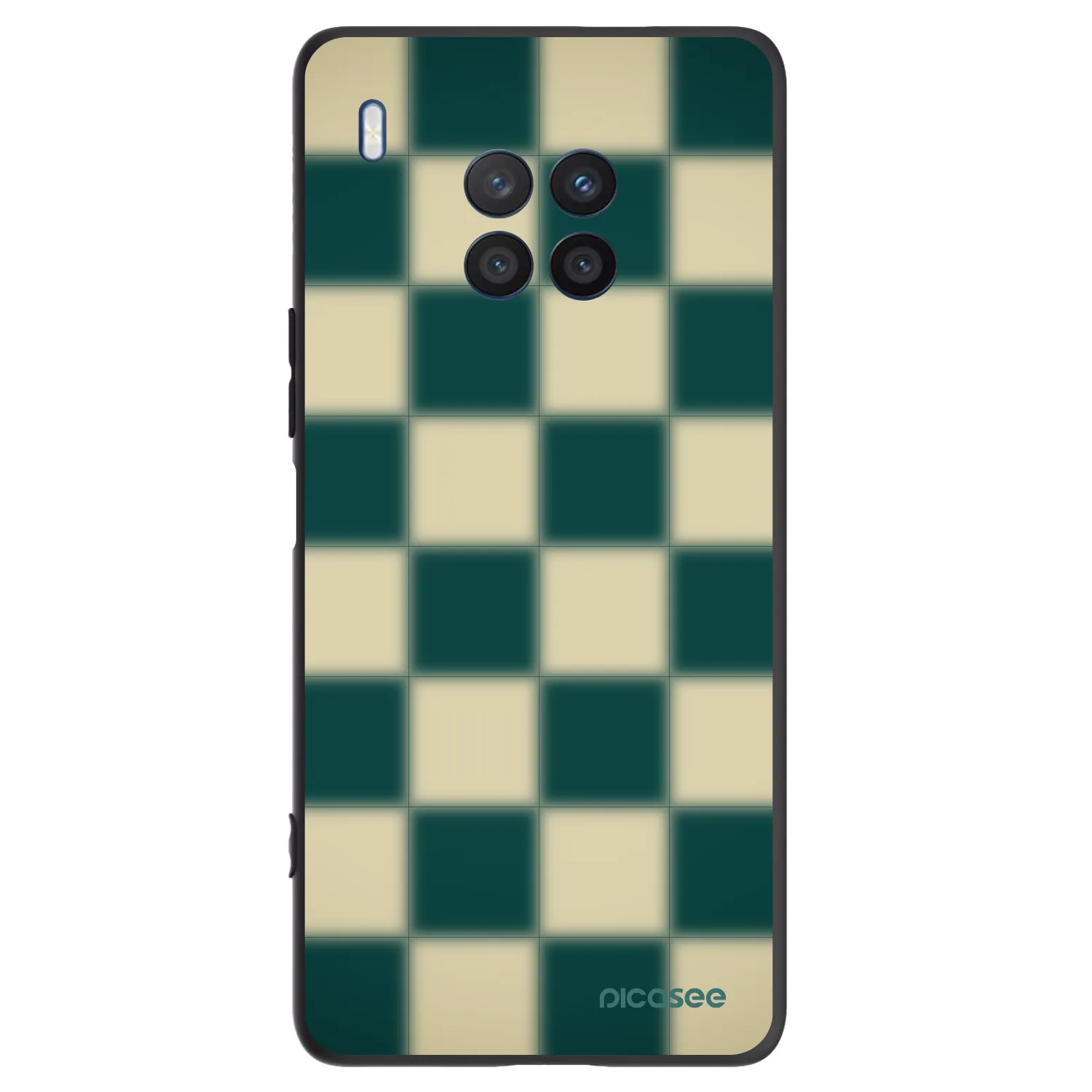 Picasee fekete szilikon tok az alábbi mobiltelefonokra Honor 50 Lite - Shadow Chess