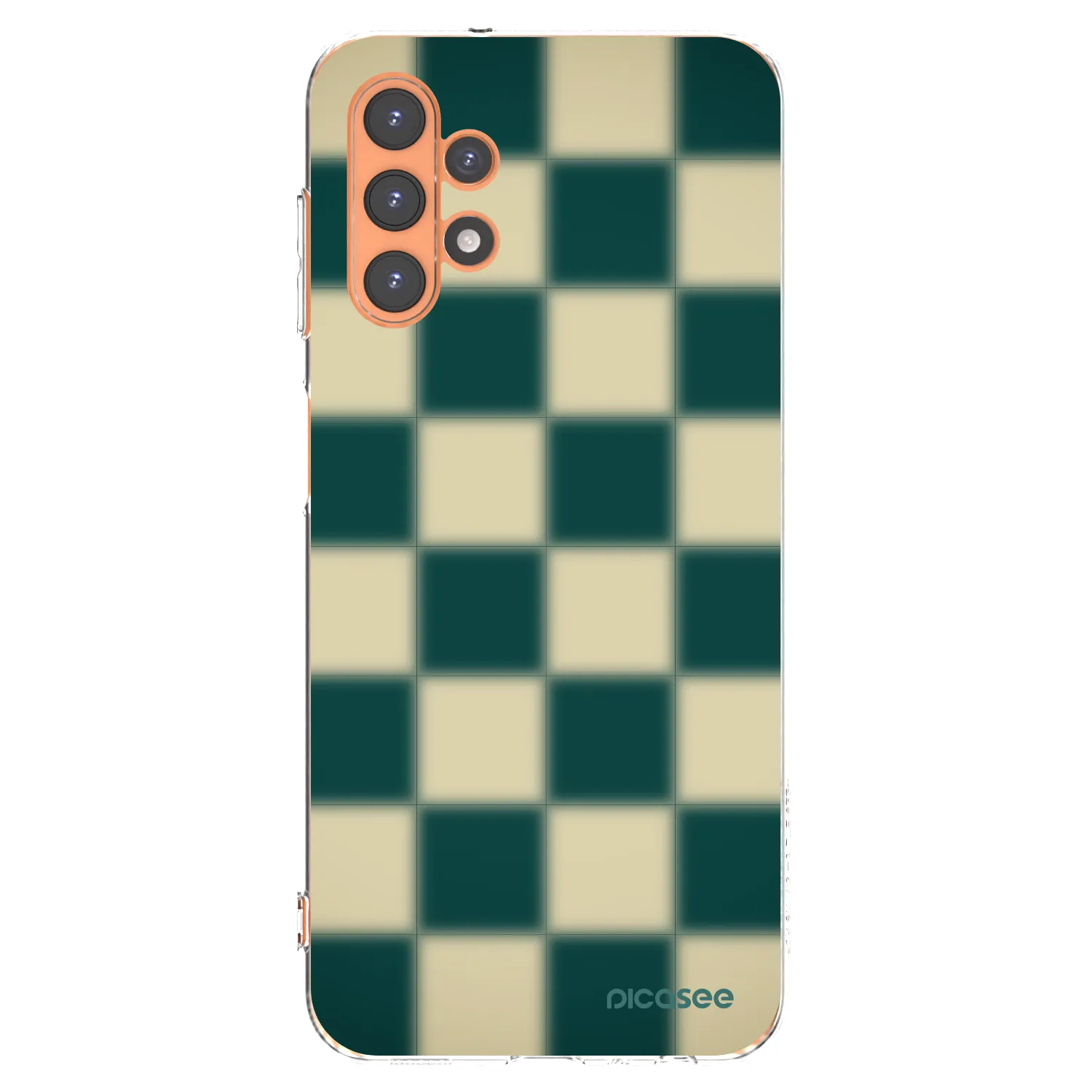 Picasee átlátszó szilikon tok az alábbi mobiltelefonokra Samsung Galaxy A13 4G A135 - Shadow Chess