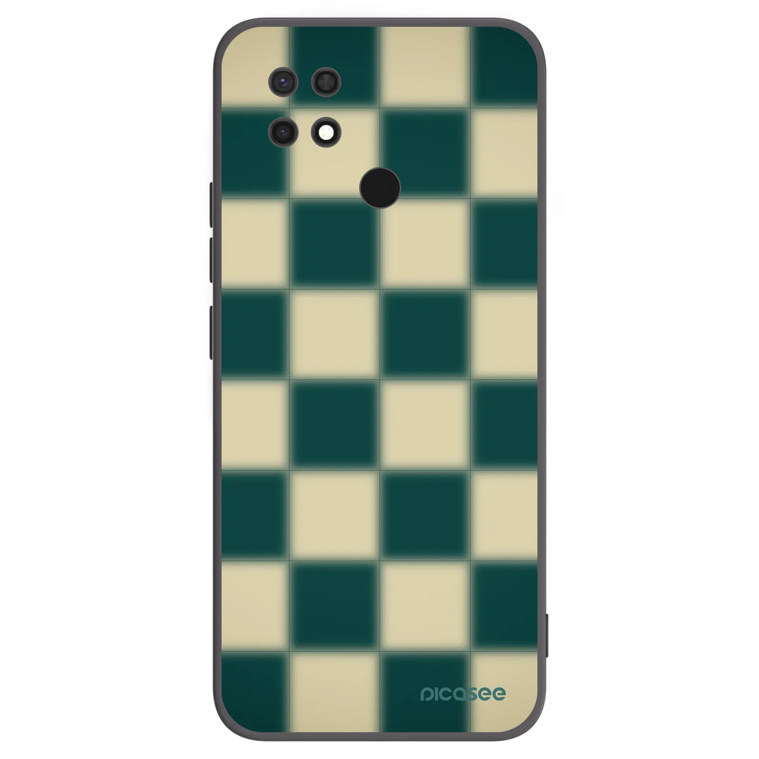 Picasee fekete szilikon tok az alábbi mobiltelefonokra Xiaomi Redmi 10C - Shadow Chess