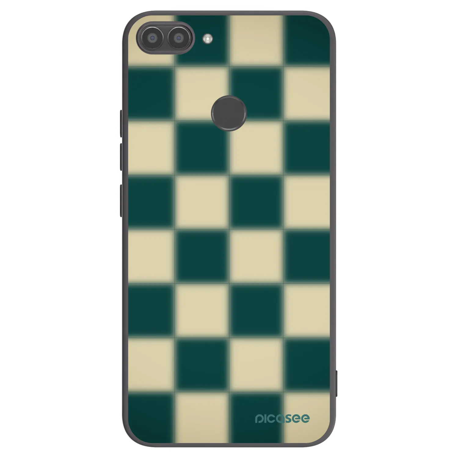 Picasee fekete szilikon tok az alábbi mobiltelefonokra Huawei P Smart - Shadow Chess