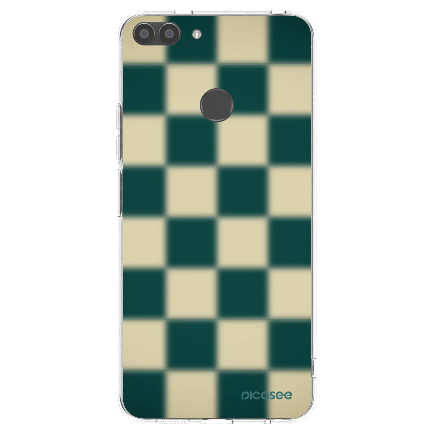 Picasee átlátszó szilikon tok az alábbi mobiltelefonokra Huawei P Smart - Shadow Chess
