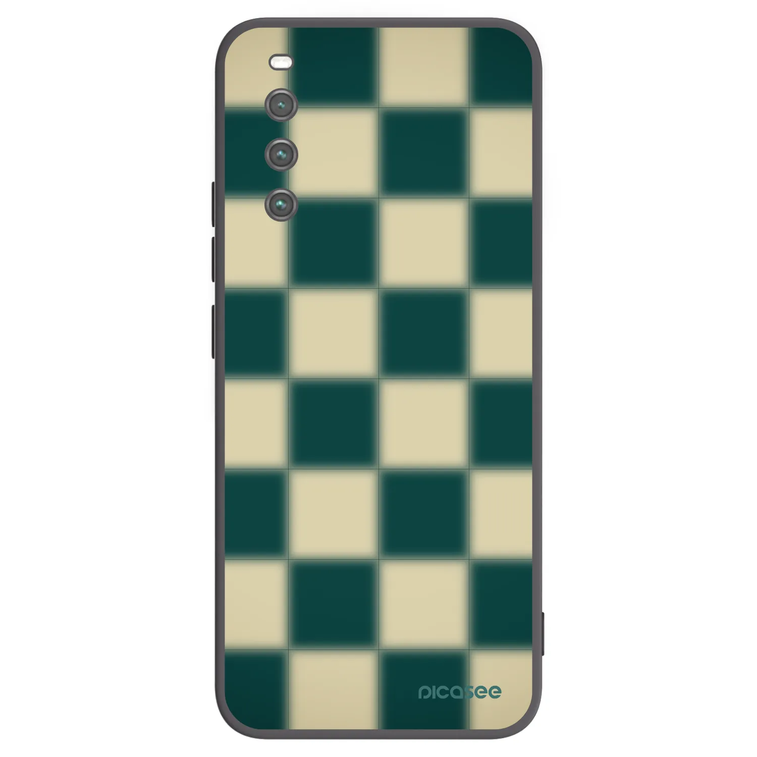 Picasee fekete szilikon tok az alábbi mobiltelefonokra Sony Xperia 10 IV 5G - Shadow Chess
