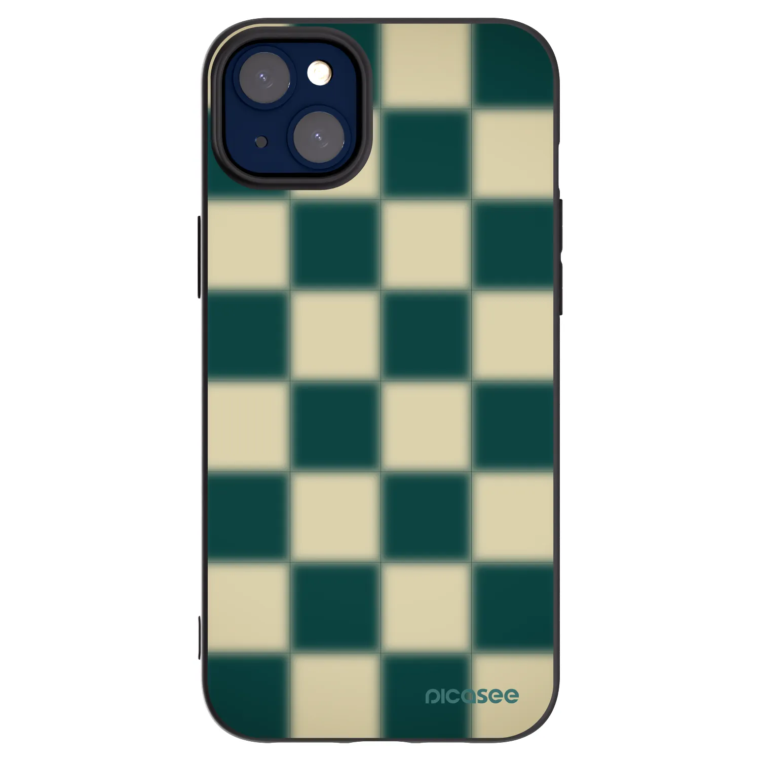 Picasee fekete szilikon tok az alábbi mobiltelefonokra Apple iPhone 14 Plus - Shadow Chess