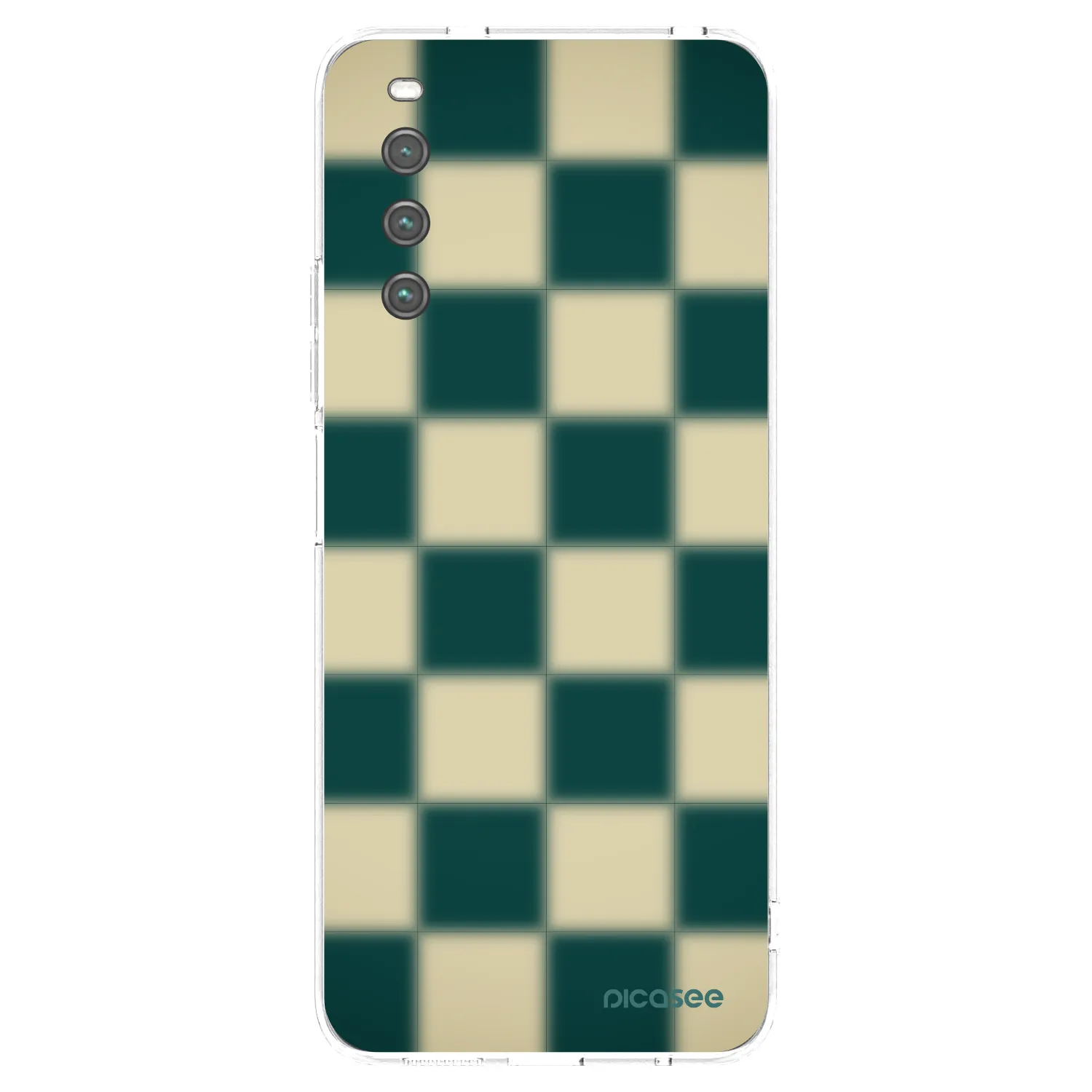 Picasee átlátszó szilikon tok az alábbi mobiltelefonokra Sony Xperia 10 IV 5G - Shadow Chess