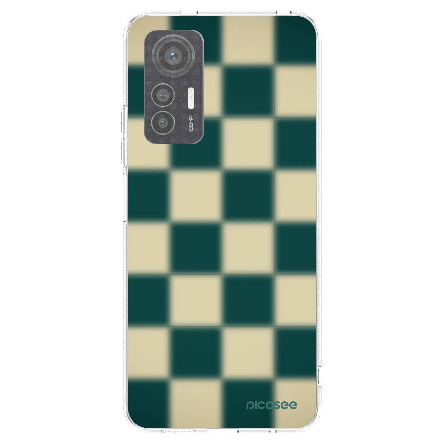 Picasee átlátszó szilikon tok az alábbi mobiltelefonokra Xiaomi 12 Lite - Shadow Chess