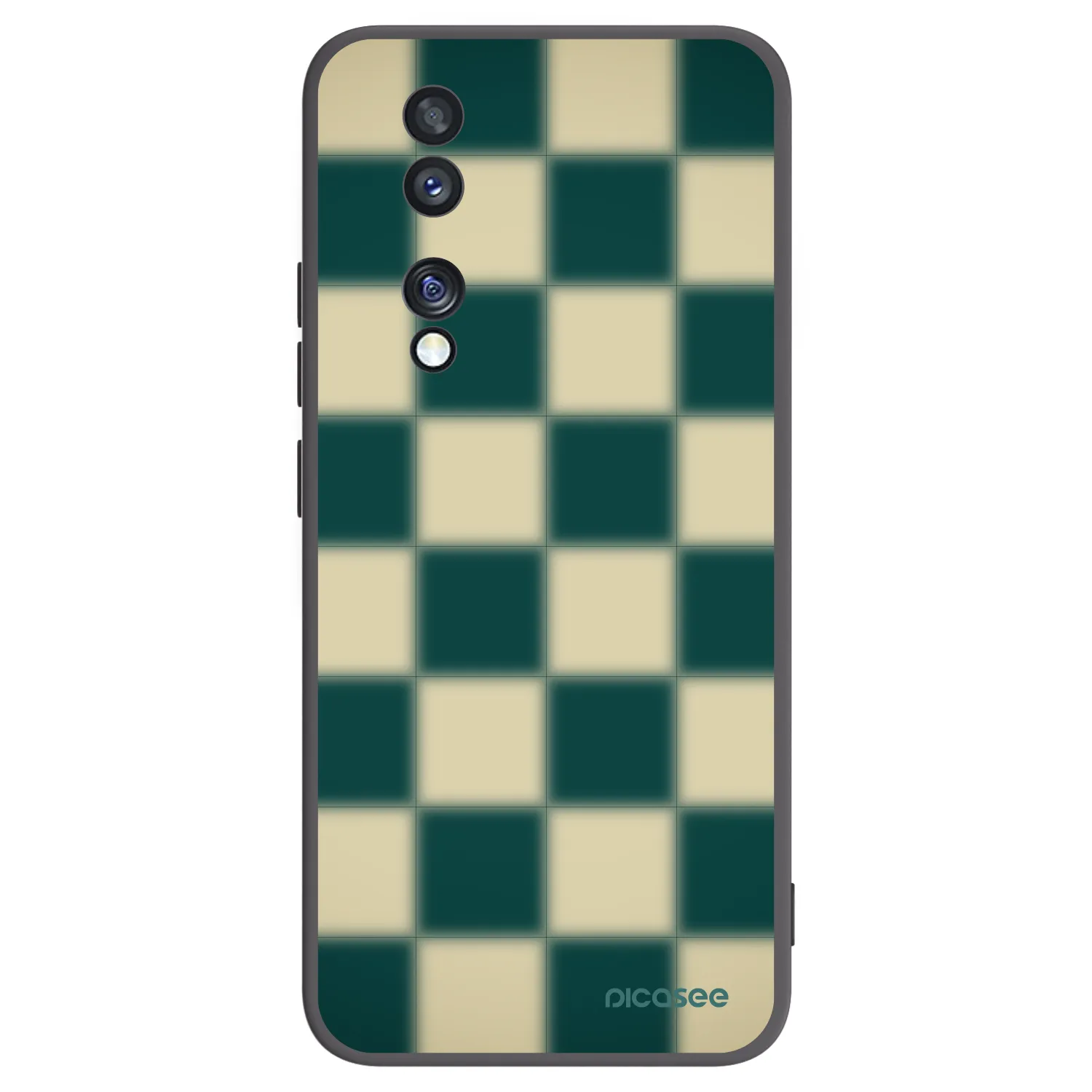 Picasee fekete szilikon tok az alábbi mobiltelefonokra Honor 70 - Shadow Chess