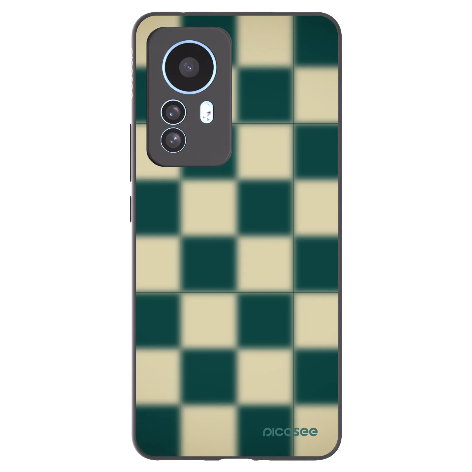 Picasee fekete szilikon tok az alábbi mobiltelefonokra Xiaomi 12T - Shadow Chess