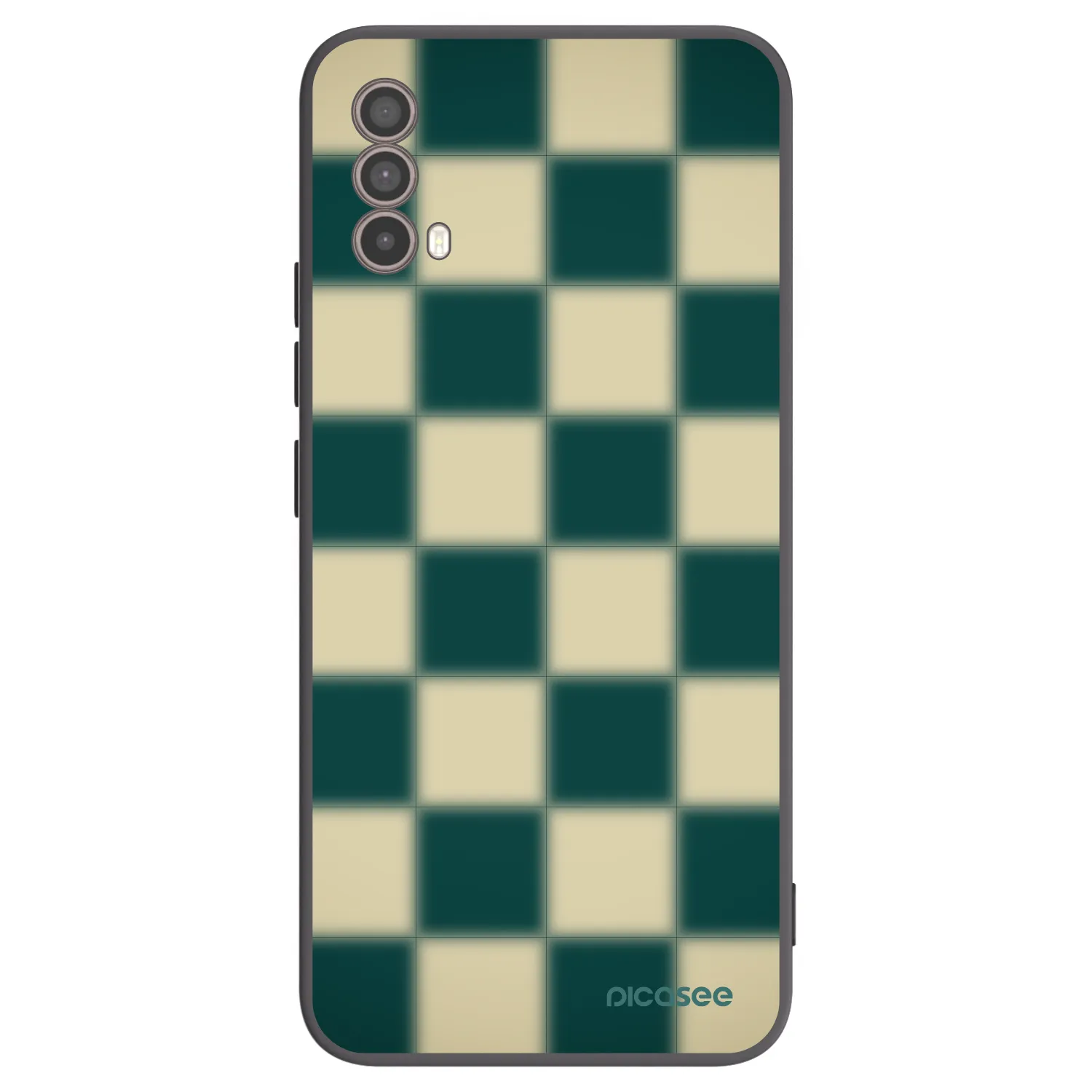 Picasee fekete szilikon tok az alábbi mobiltelefonokra Motorola Moto E40 - Shadow Chess