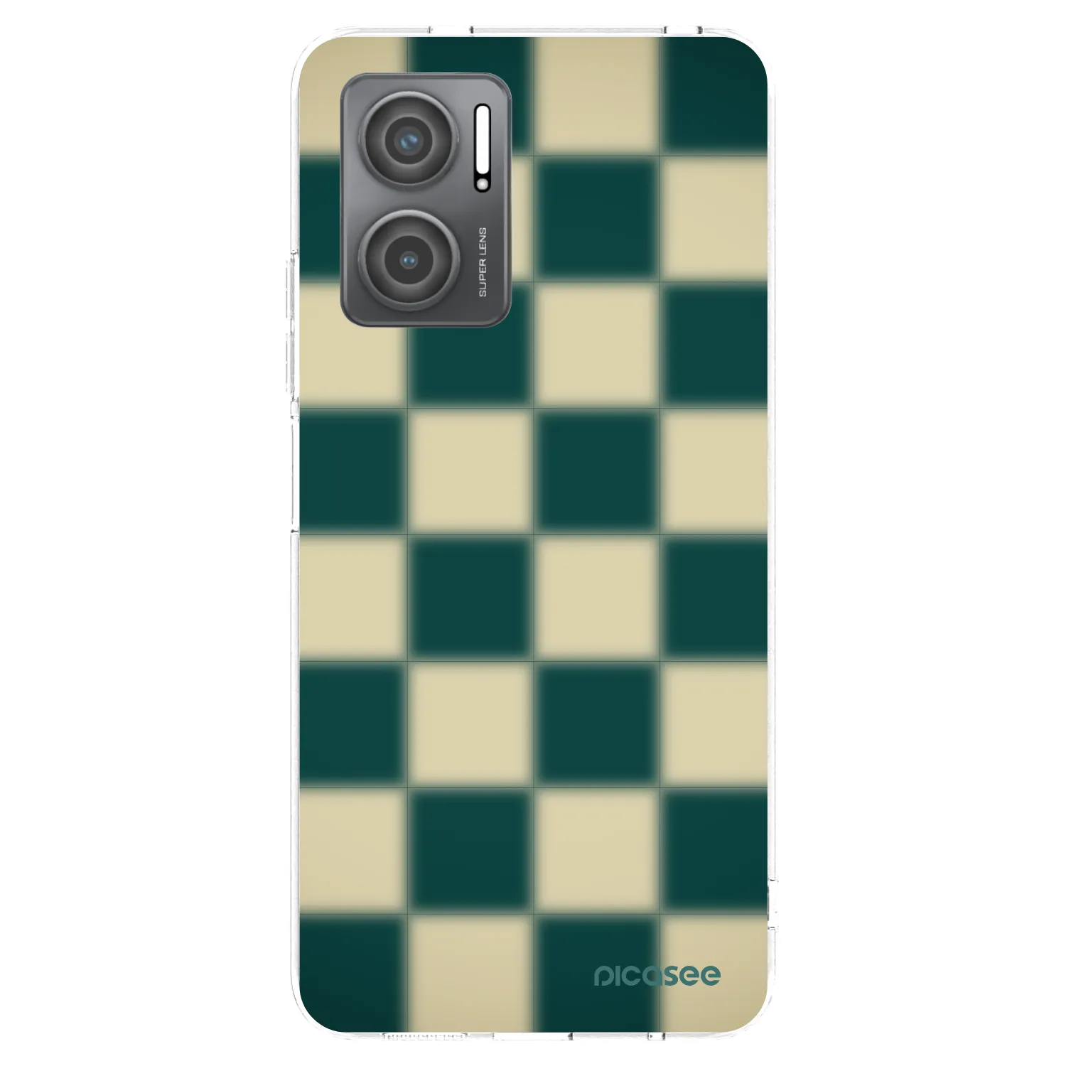 Picasee átlátszó szilikon tok az alábbi mobiltelefonokra Xiaomi Redmi 10 5G - Shadow Chess