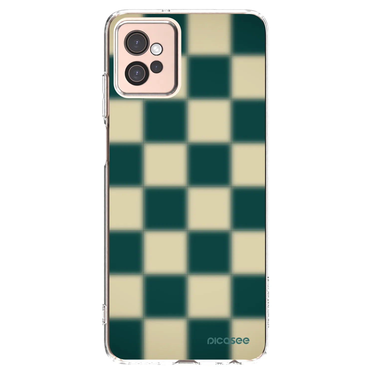 Picasee átlátszó szilikon tok az alábbi mobiltelefonokra Motorola Moto G32 - Shadow Chess