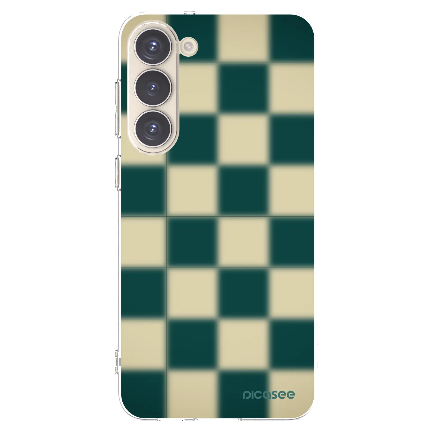Picasee átlátszó szilikon tok az alábbi mobiltelefonokra Samsung Galaxy S23+ 5G - Shadow Chess