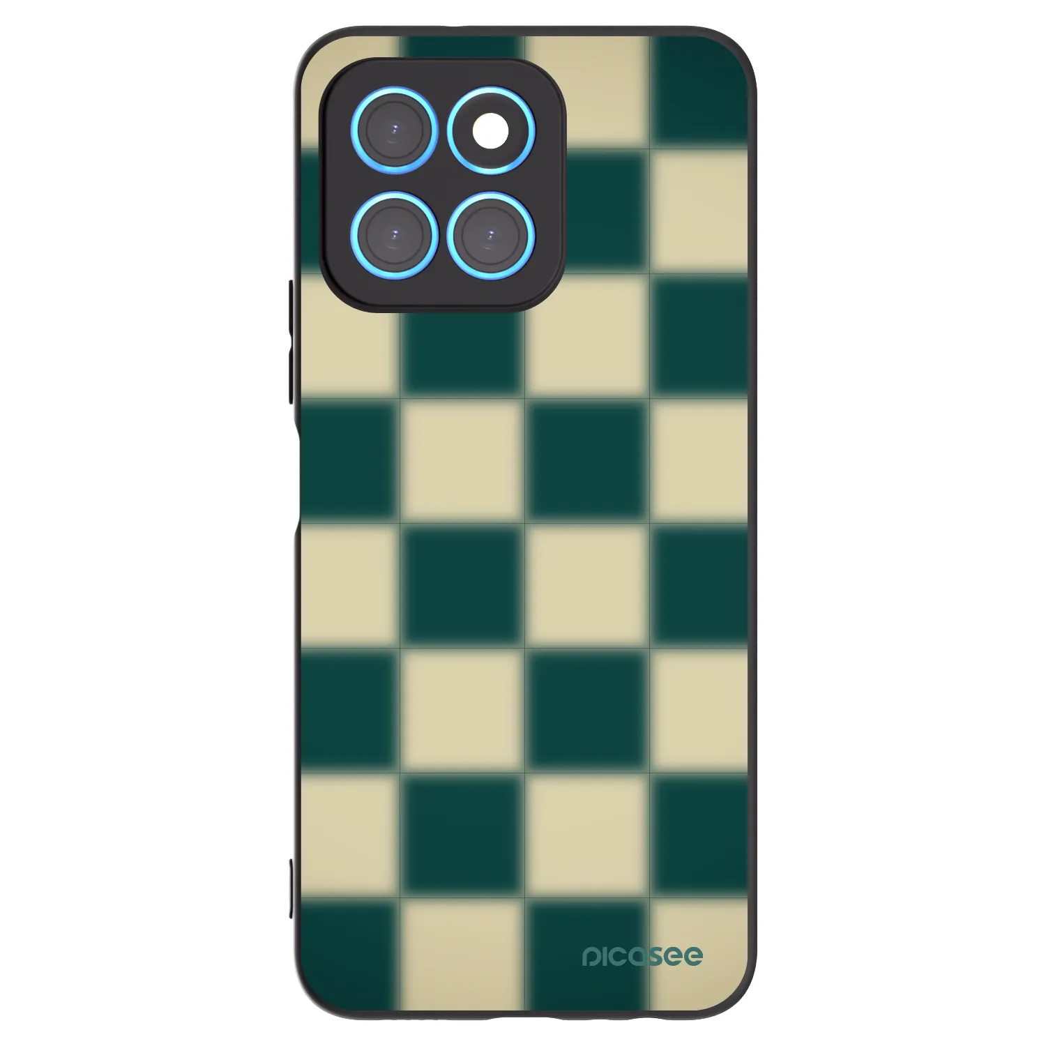 Picasee fekete szilikon tok az alábbi mobiltelefonokra Honor X8 5G - Shadow Chess