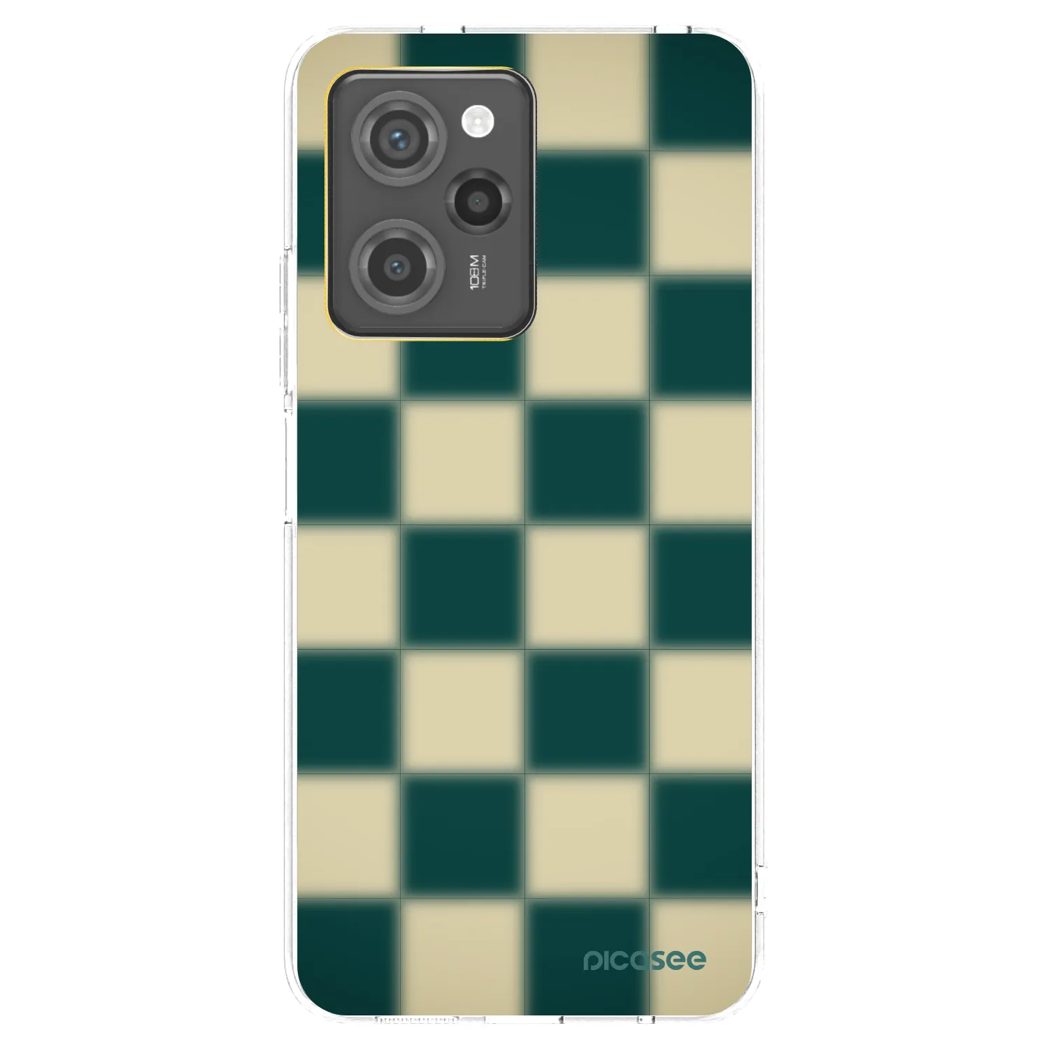 Picasee átlátszó szilikon tok az alábbi mobiltelefonokra Xiaomi Poco X5 Pro - Shadow Chess