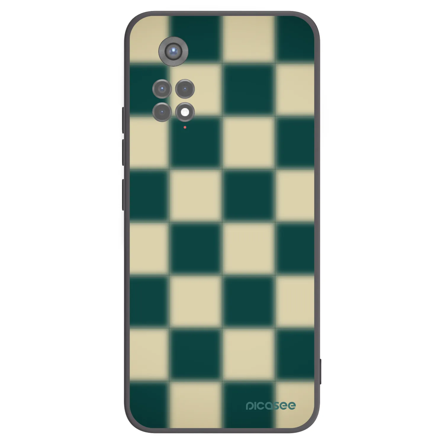Picasee fekete szilikon tok az alábbi mobiltelefonokra Xiaomi Redmi Note 11S 5G - Shadow Chess